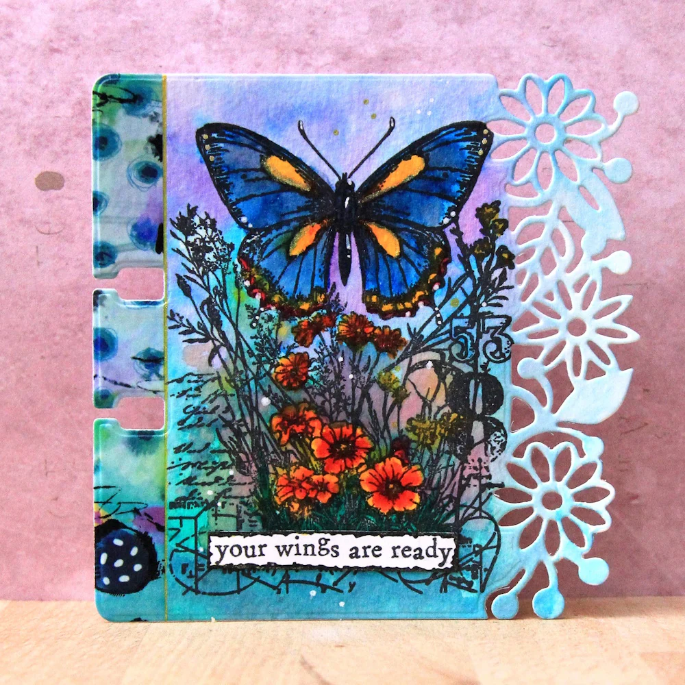 #1252 - A6 Stamp Set - Tangerine Wings - Image 2
