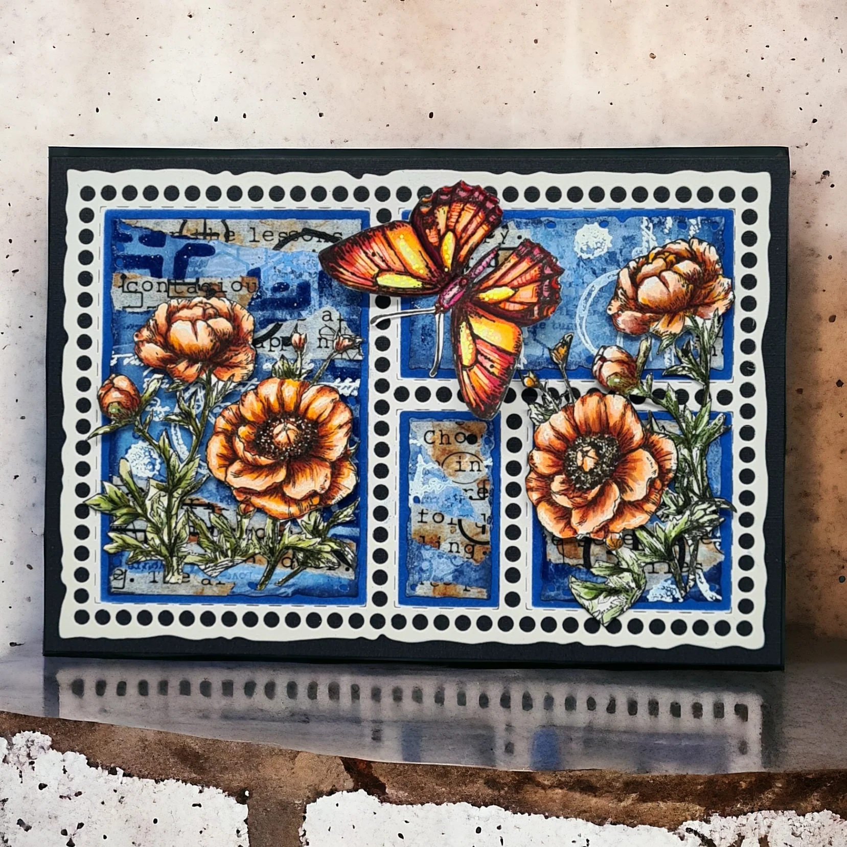 #1252 - A6 Stamp Set - Tangerine Wings - Image 3