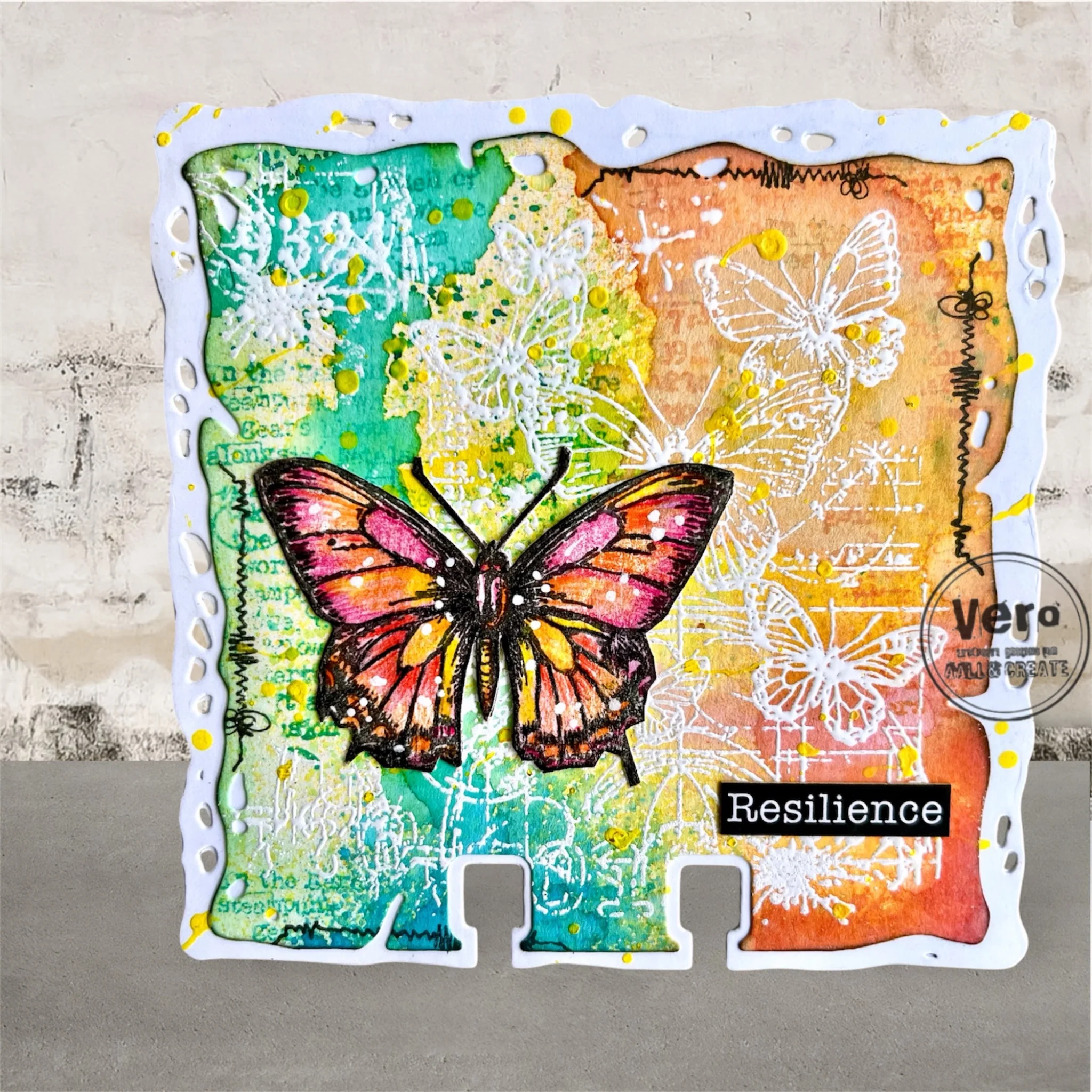 #1252 - A6 Stamp Set - Tangerine Wings - Image 6