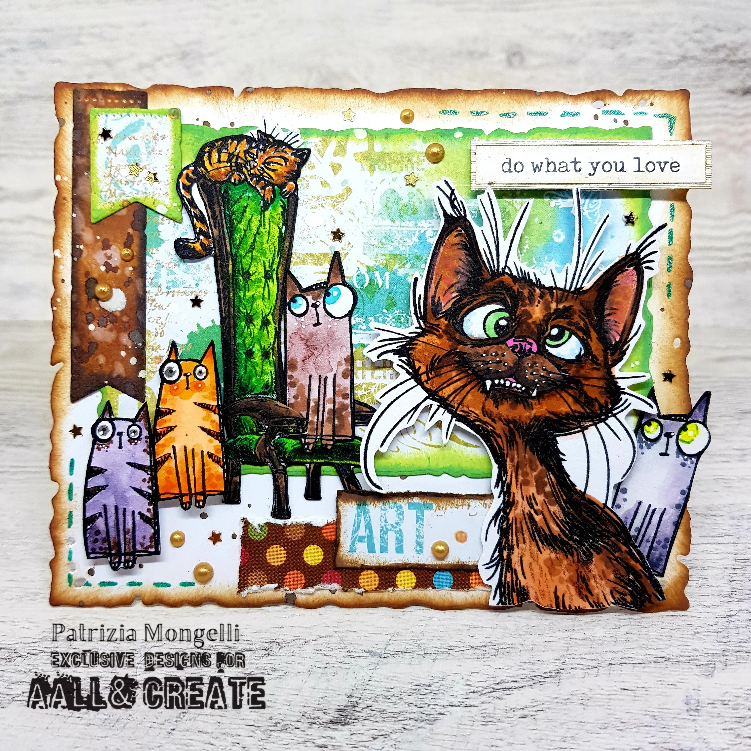 #1272 - A6 Stamp Set - Mischief Meow - Image 8