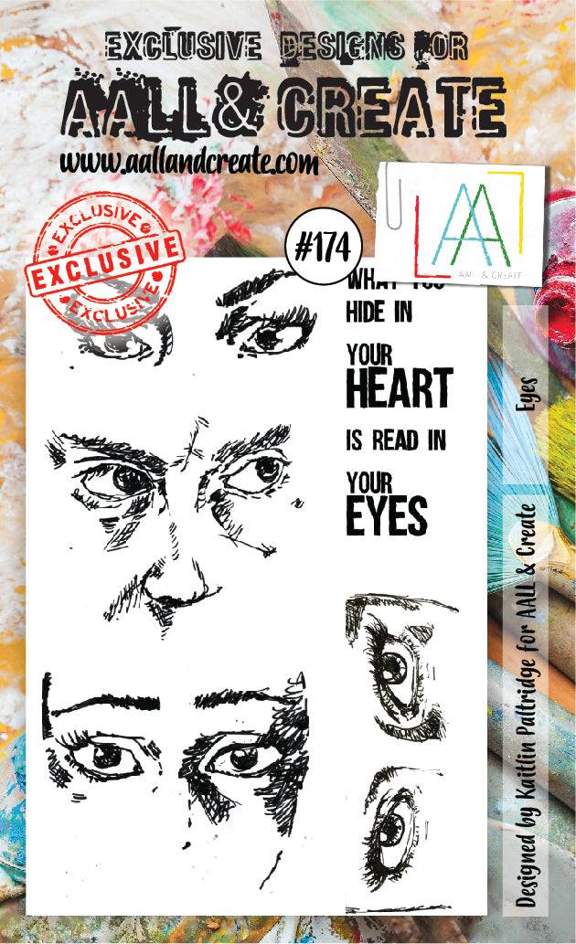 #174 - A6 Clear Stamp Set - Eyes