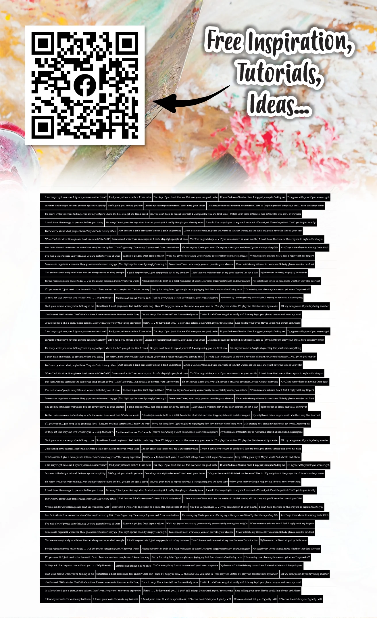 EP-2 - Ephemera Die-Cuts - Bite Me Black - Image 5