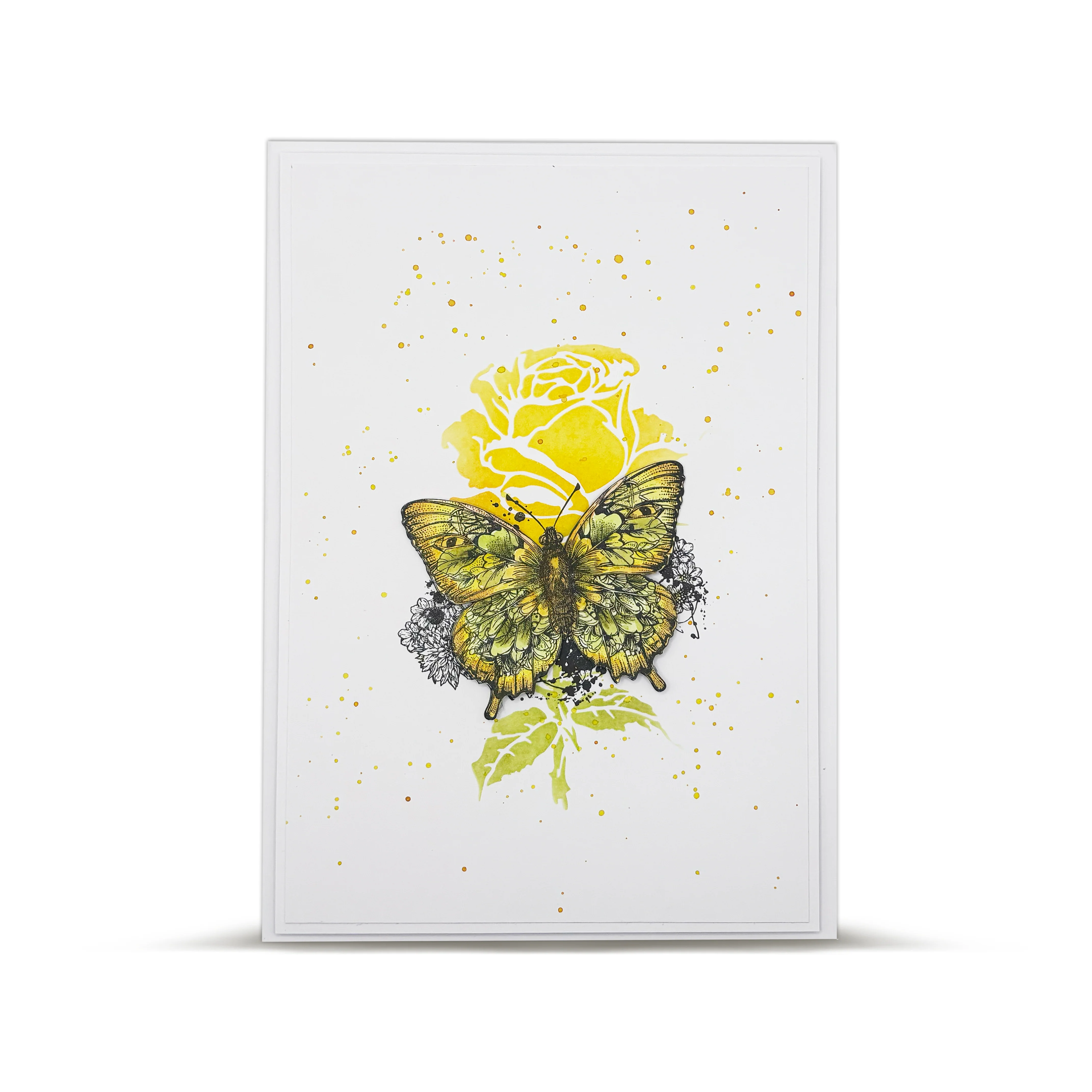 #240 - 6x6 (inch) Stencil - Wild Rose - Image 5