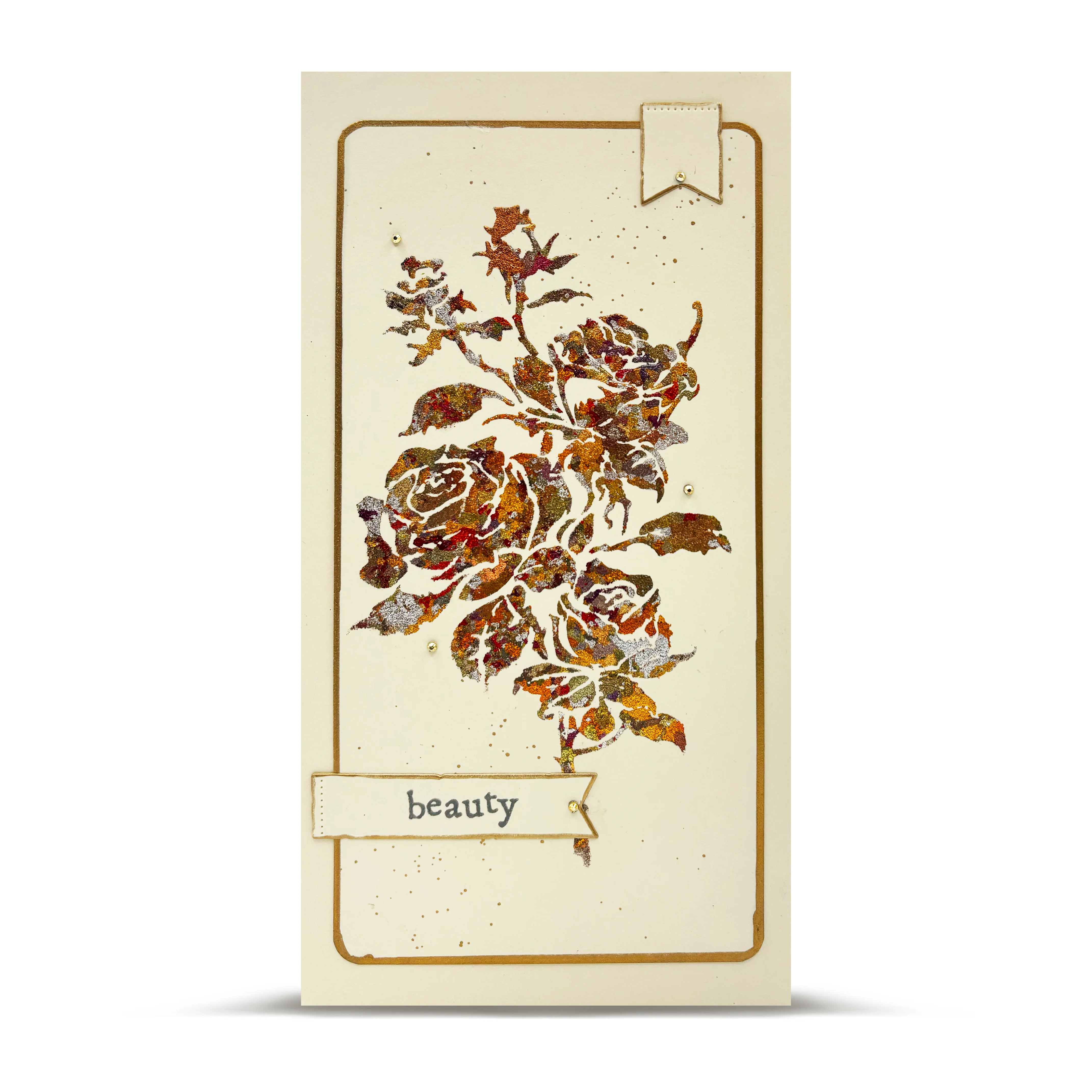 #240 - 6x6 (inch) Stencil - Wild Rose - Image 7