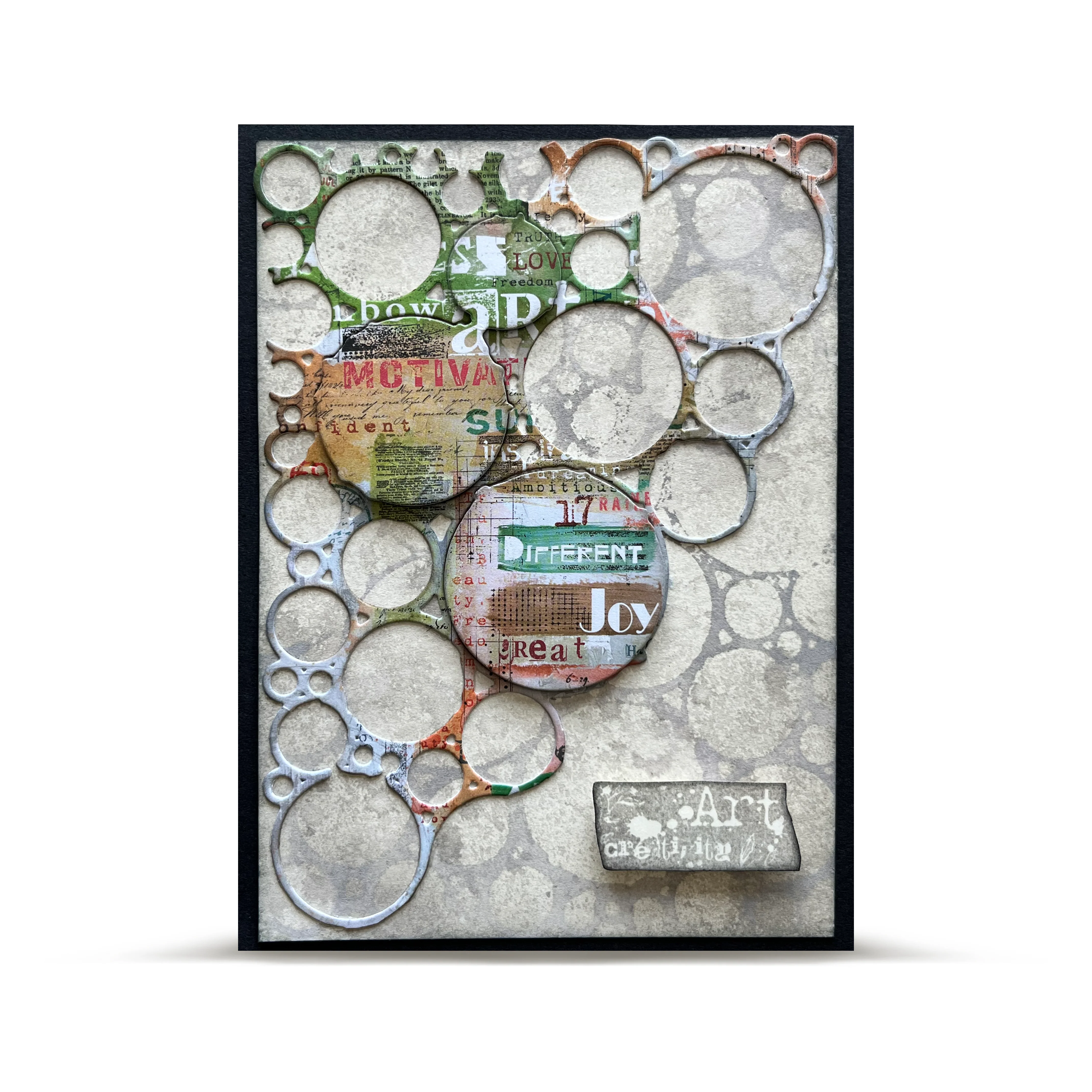 PC-242 - 4"x6" Stencil - Bubblescape - Image 7