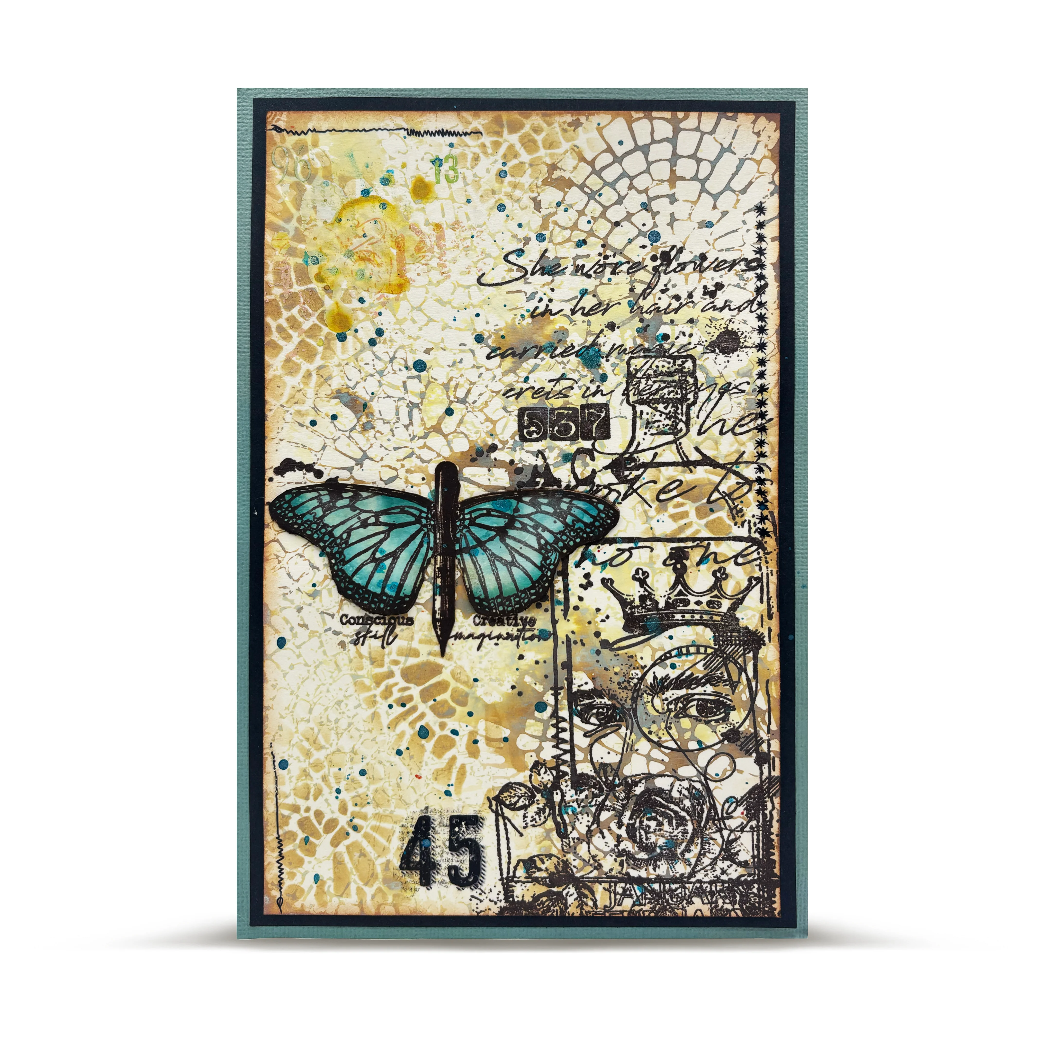 PC-243 - 6x6 (inch) Stencil - Abstract 21 - Image 5