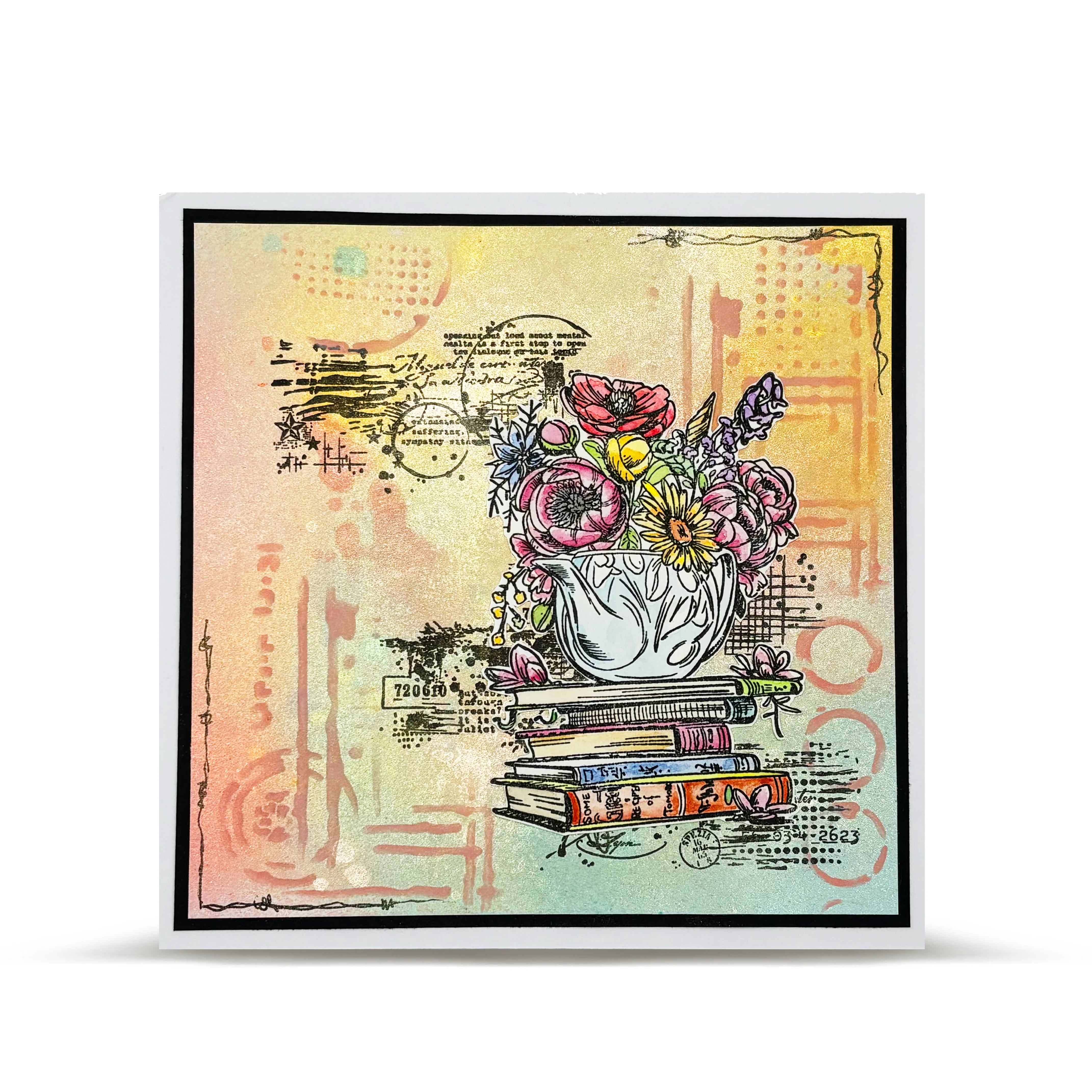 PC-244 - 6x6 (inch) Stencil - Astral Echoes - Image 3