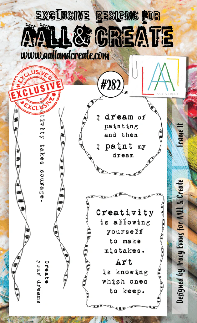 #282 - A6 Clear Stamp Set - Frame It