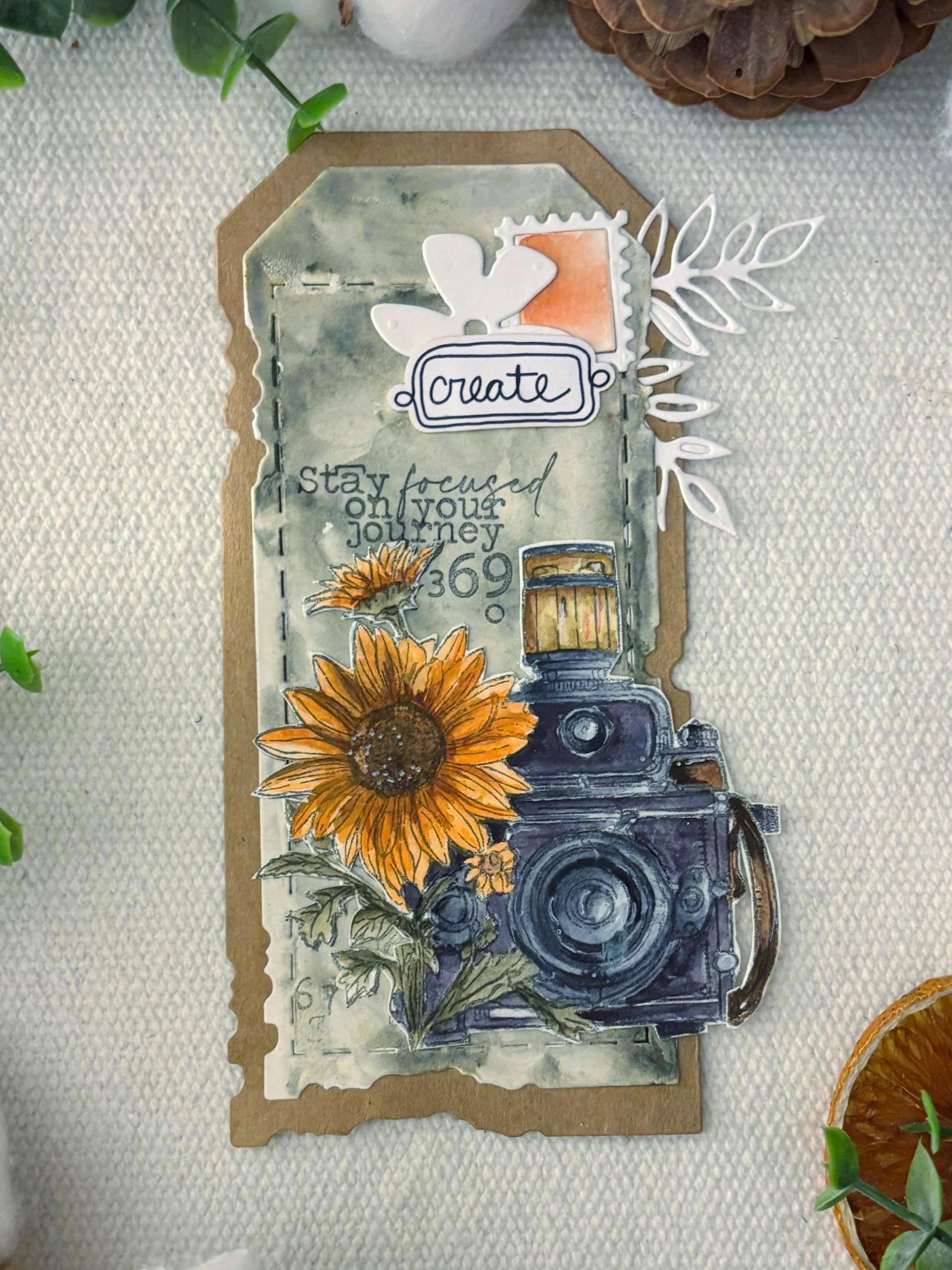 3 x A6 Stamps - Lens & Lines, Letter Press & Shutter Cogs - Image 7