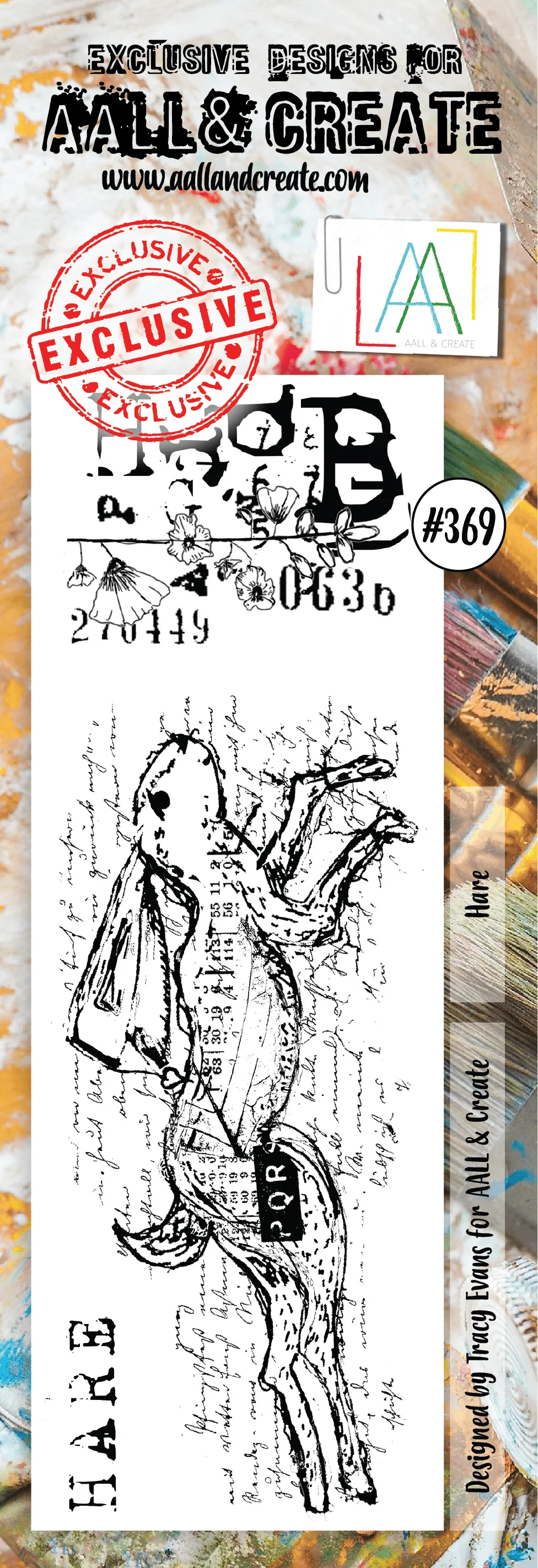 #369 - Border Stamp Set - Hare