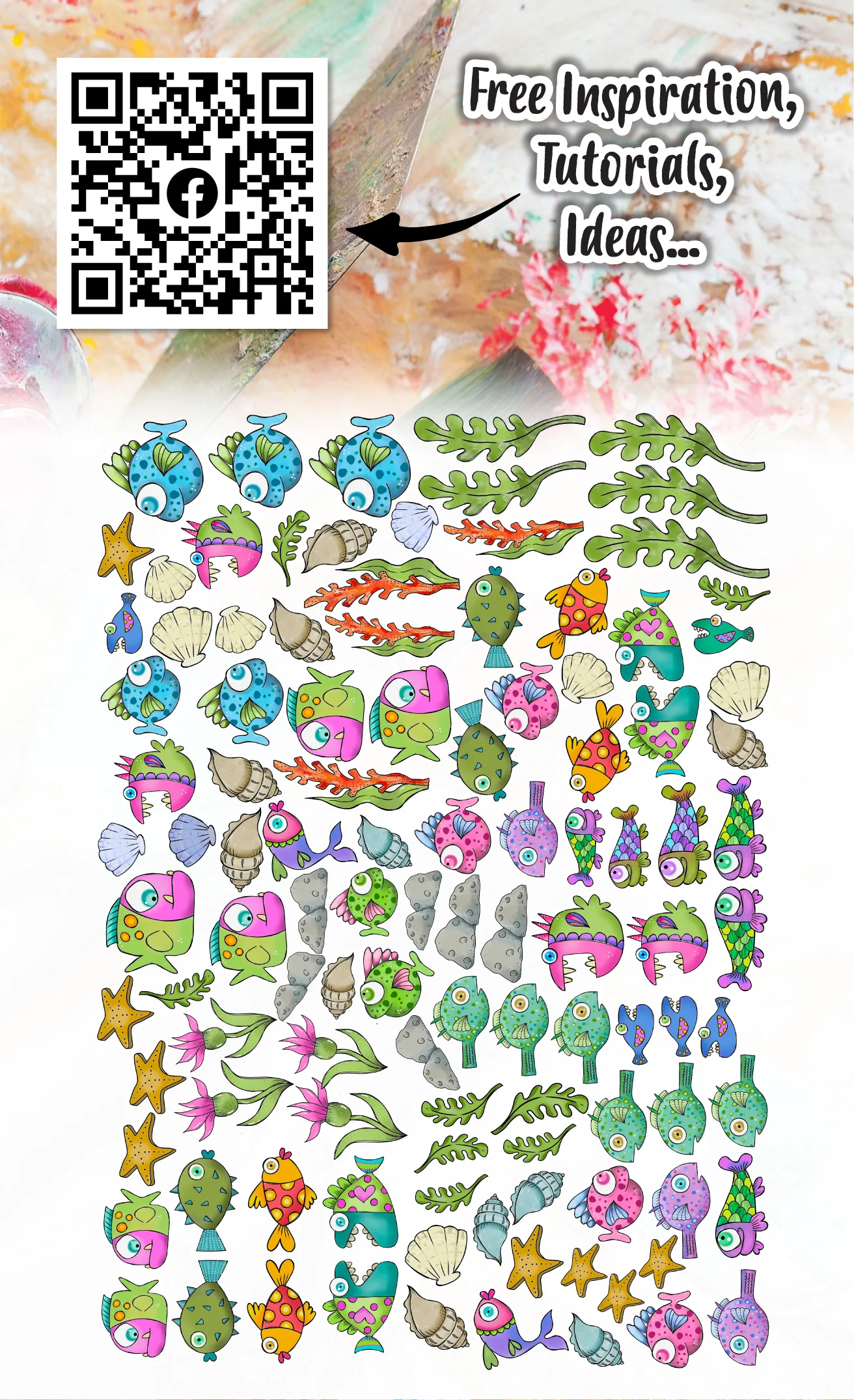 EP-42 - Ephemera Die-Cuts - Fish Drops - Image 5