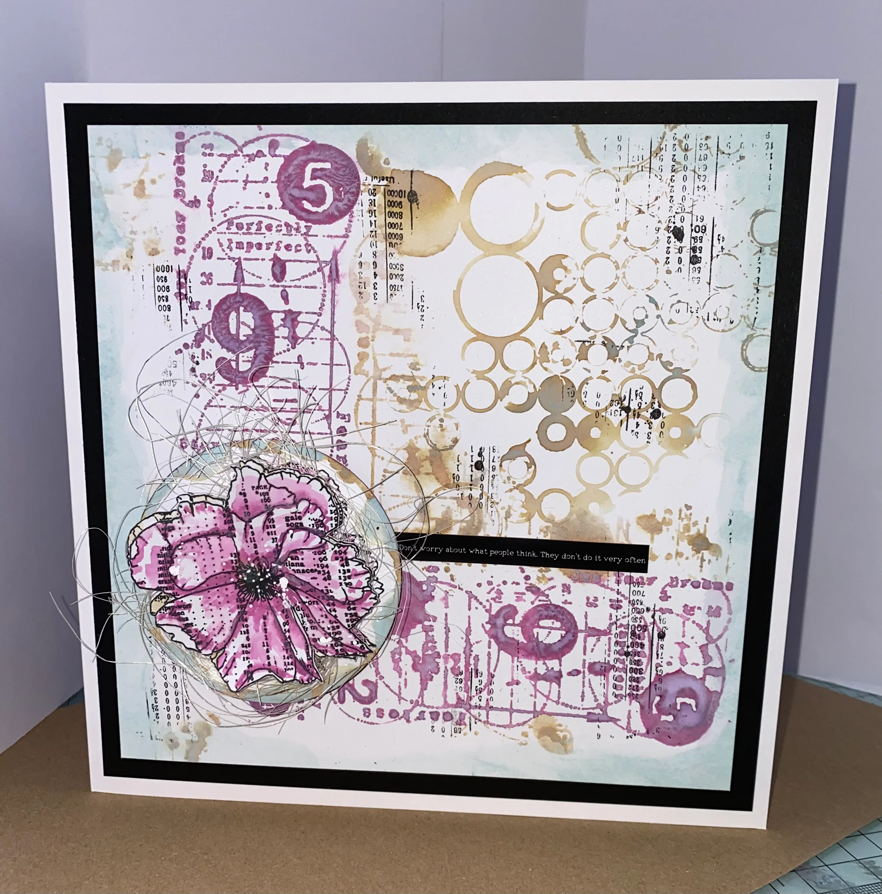 PC-45 - 6"x6" Stencil - Digital Bubbles - Image 5