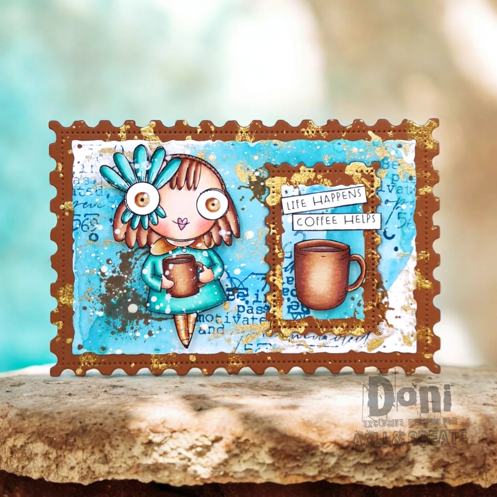 #457 - A6 Clear Stamp Set - Background Voices - Image 7