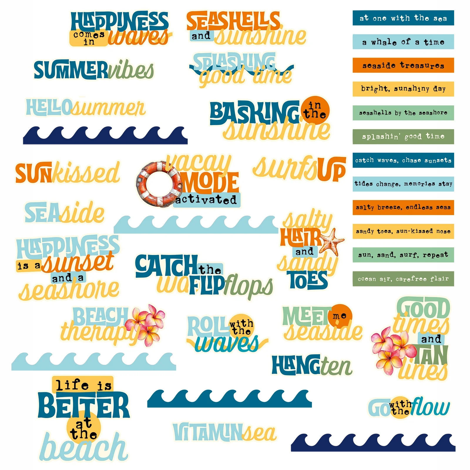 49 And Market Beach Vibes Chipboard Set - Image 2