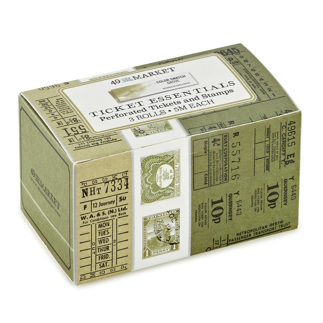 49 And Market Color Swatch: Grove Ticket Essentials - 3 Rolls - Image 2