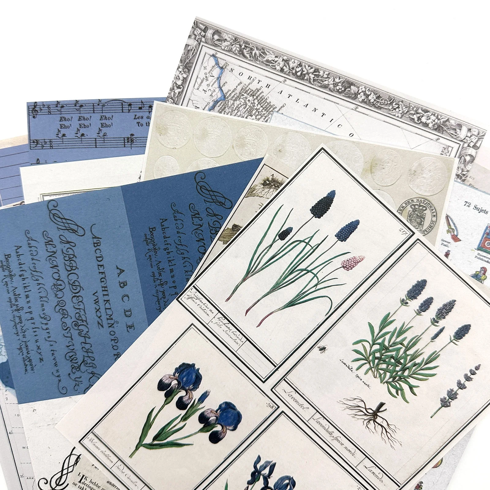 49 And Market Color Swatch: Inkwell Collage Sheets 6"X8" - 40 Pcs - Image 3