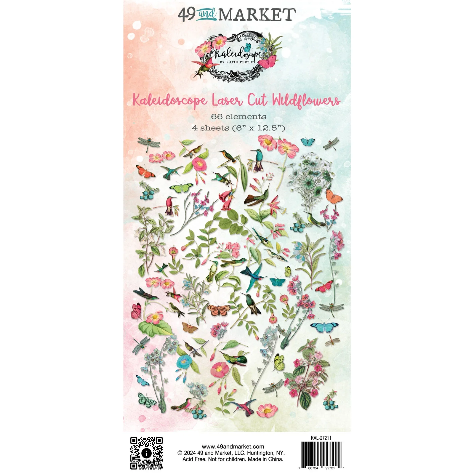 49 And Market Kaleidoscope Laser Cut Outs - Wildflower