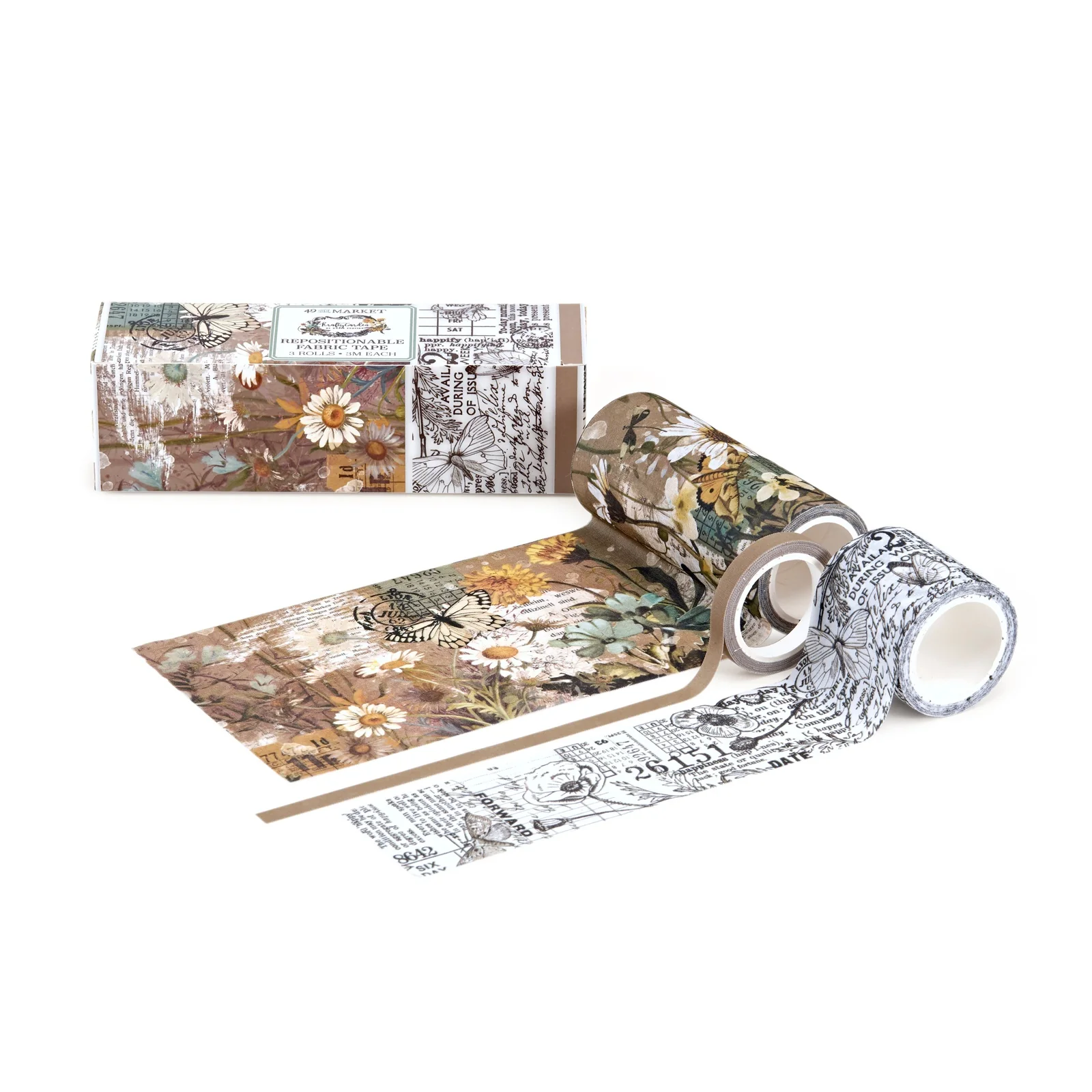49 And Market Krafty Garden Fabric Tape Assortment