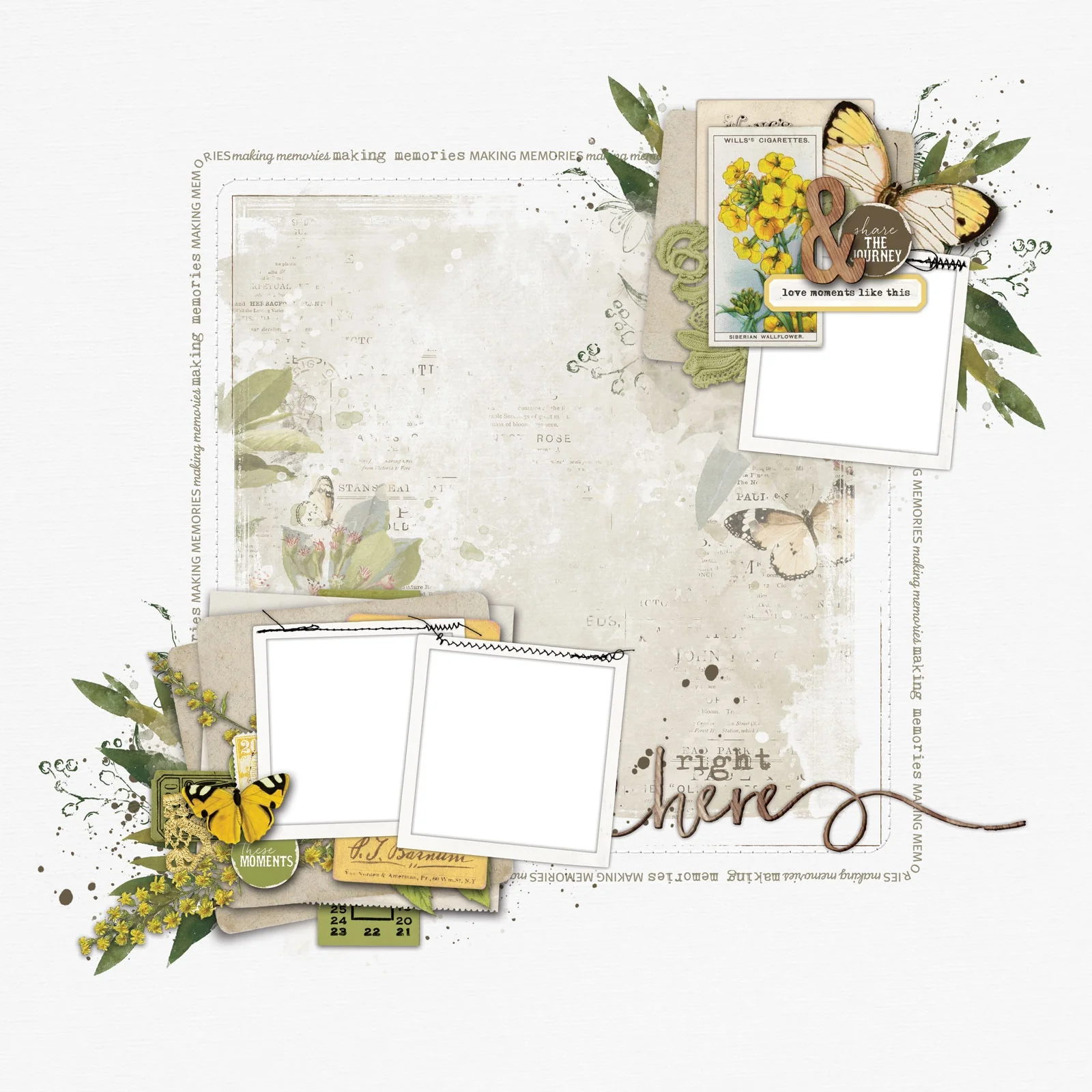 49 And Market Krafty Garden Page Kit - Image 3