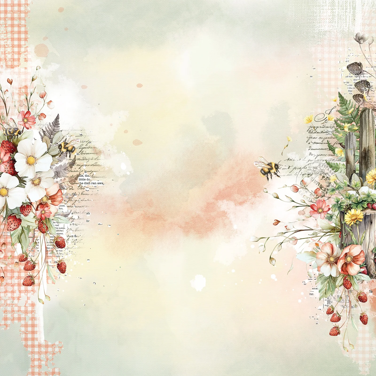 49 And Market Nature's Haven Double-Sided Cardstock 12"X12" - Busy Bee - Image 3
