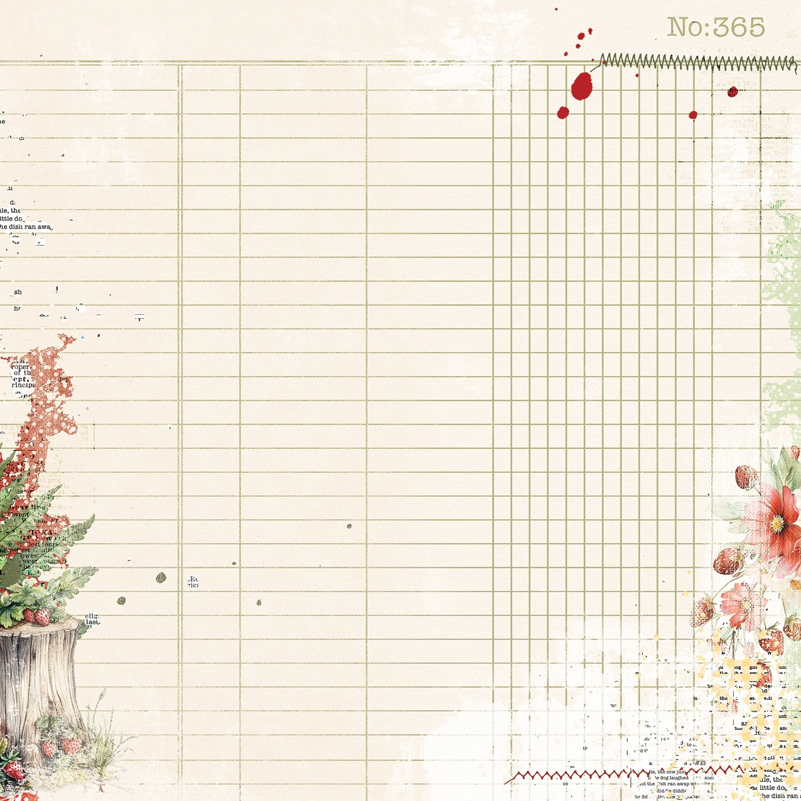 49 And Market Nature's Haven Double-Sided Cardstock 12"X12" - Quiet Place - Image 3