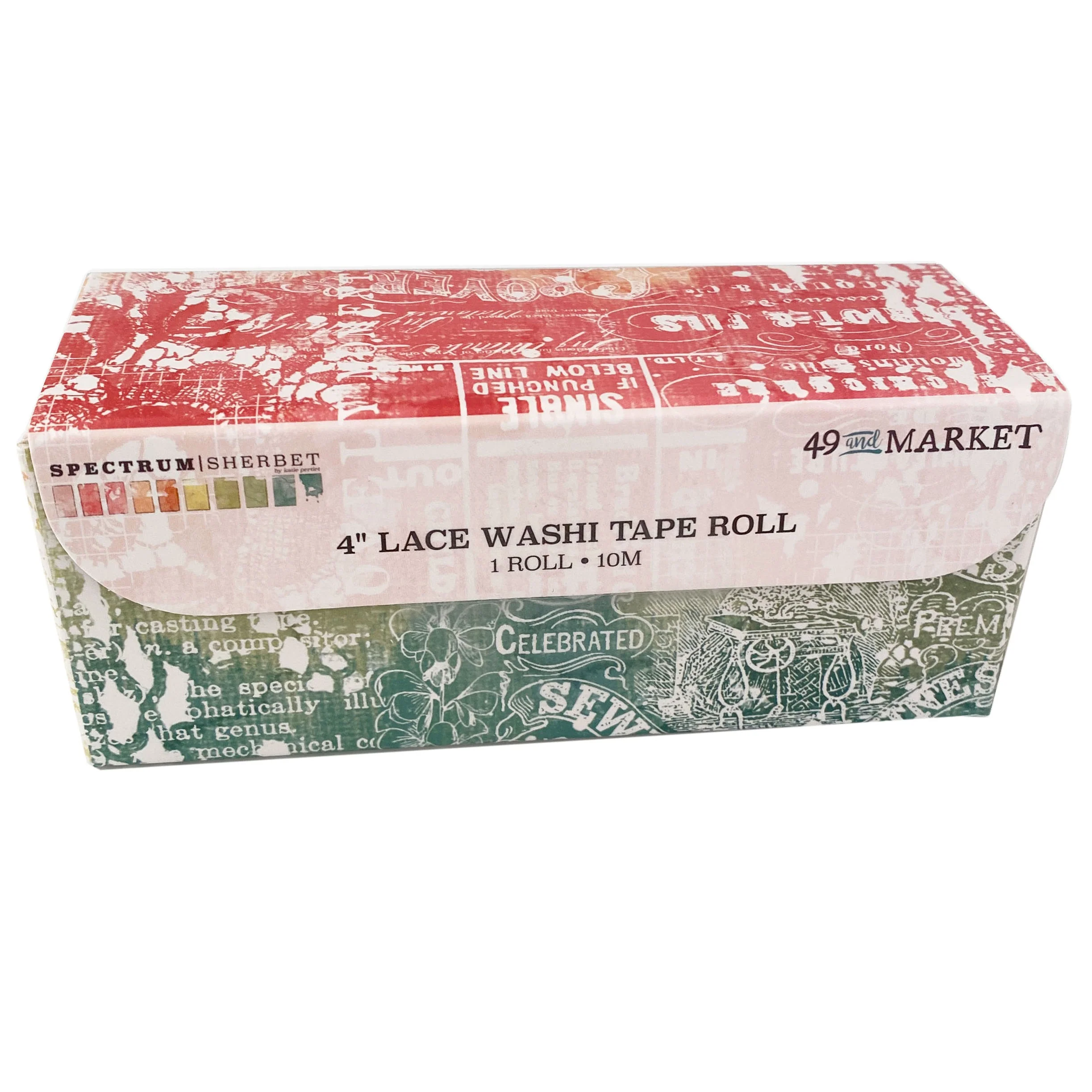 49 And Market Spectrum Sherbet Lace 4" Washi Tape Roll - Image 2