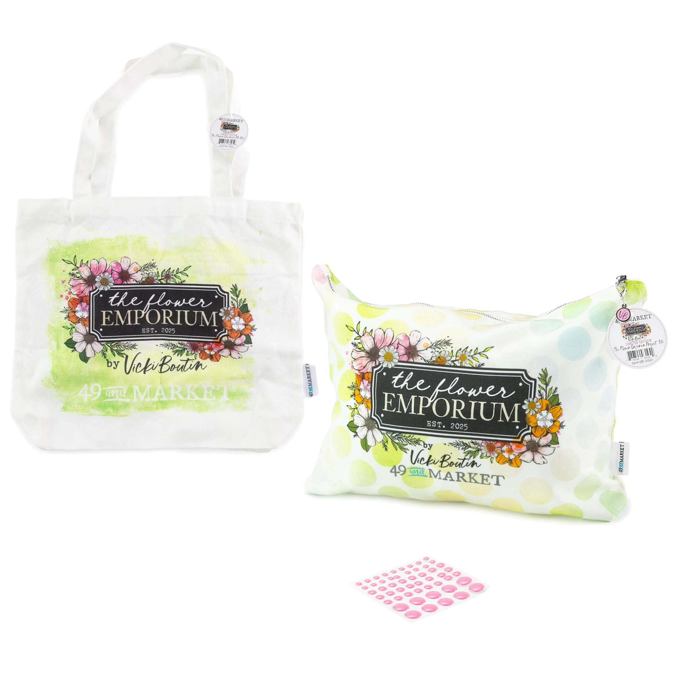 49 and Market The Flower Emporium Tote Bag Bundle
