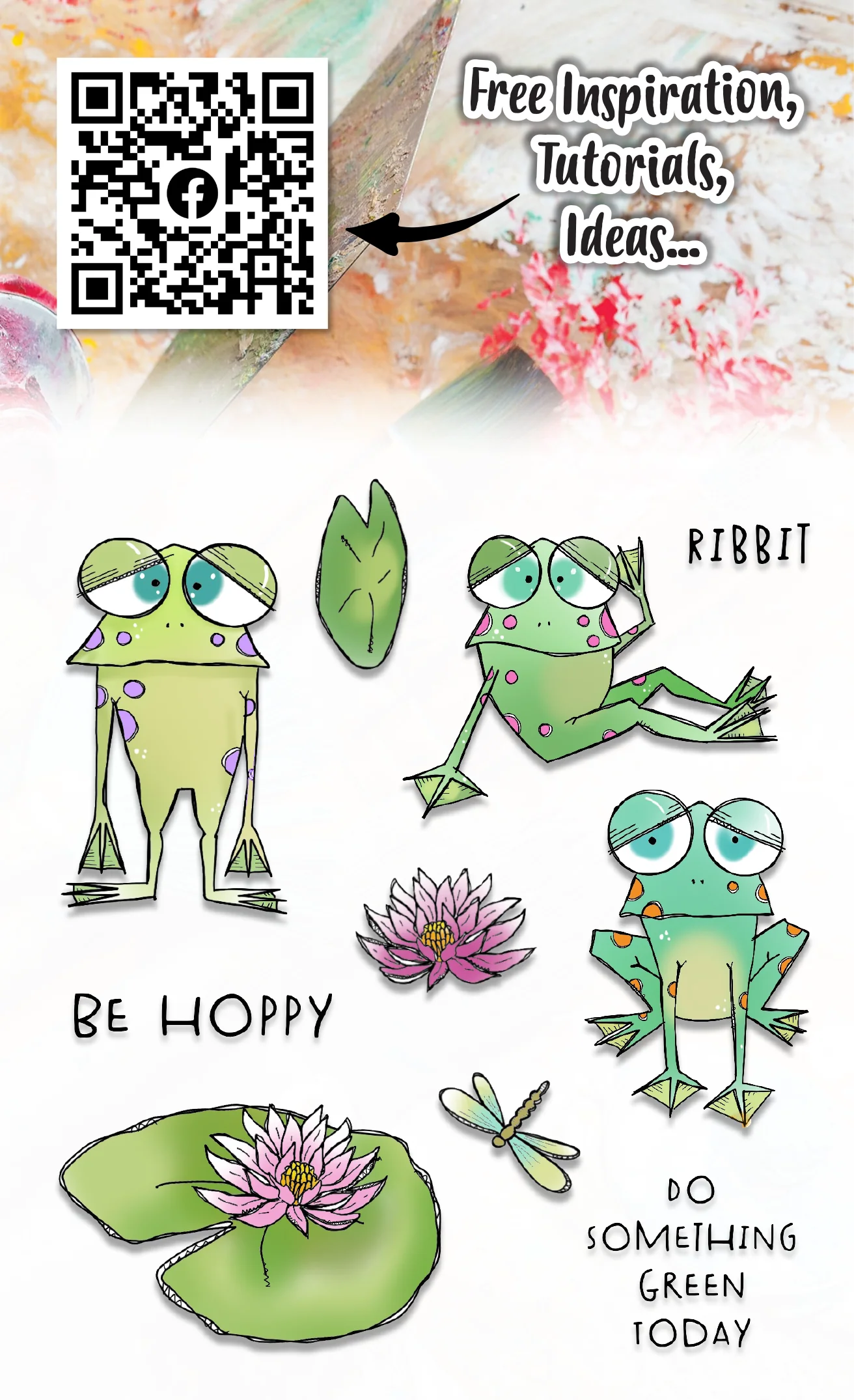 #521 - A6 Clear Stamp Set - Be Hoppy - Image 4