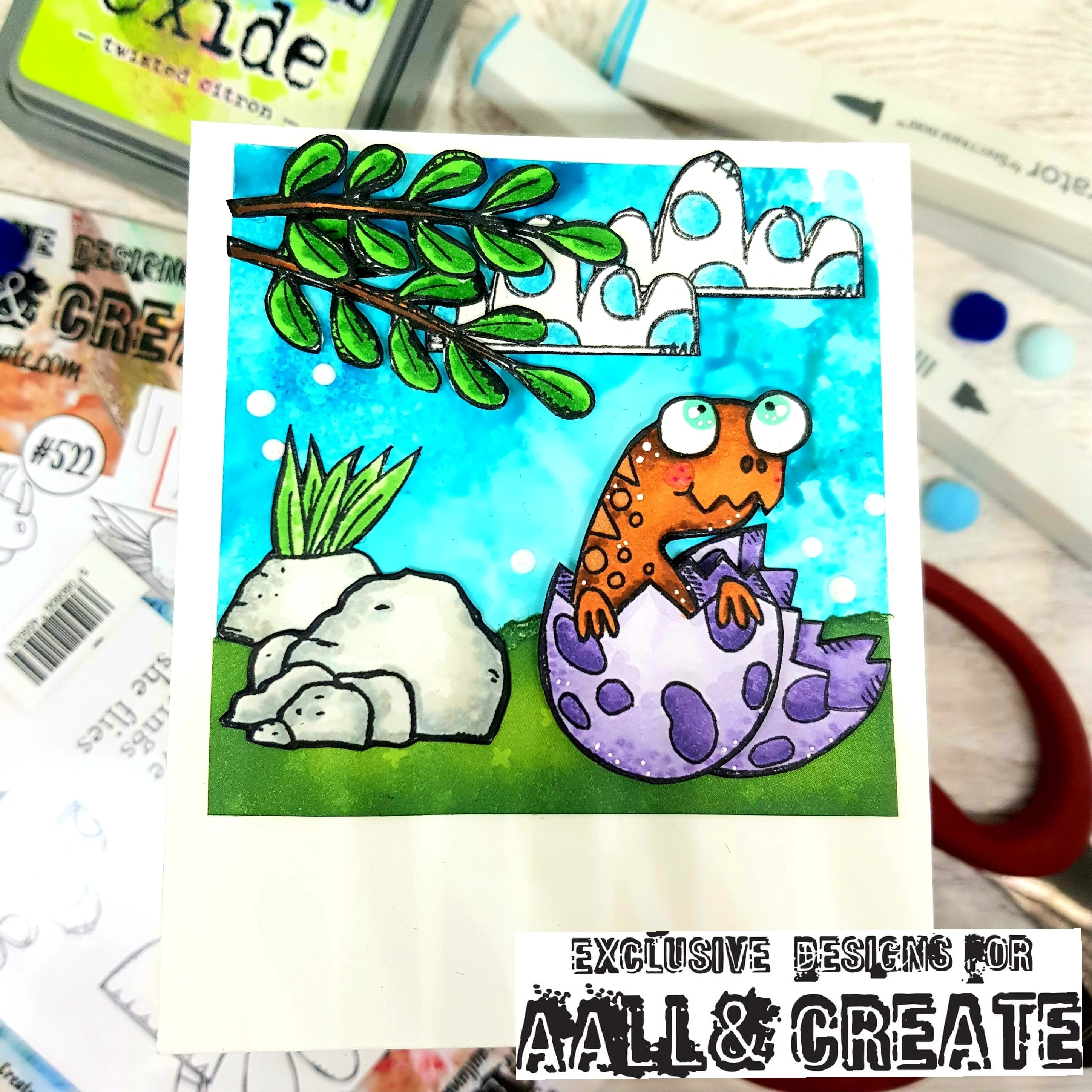 #522 - A6 Clear Stamp Set - Dinos - Image 7