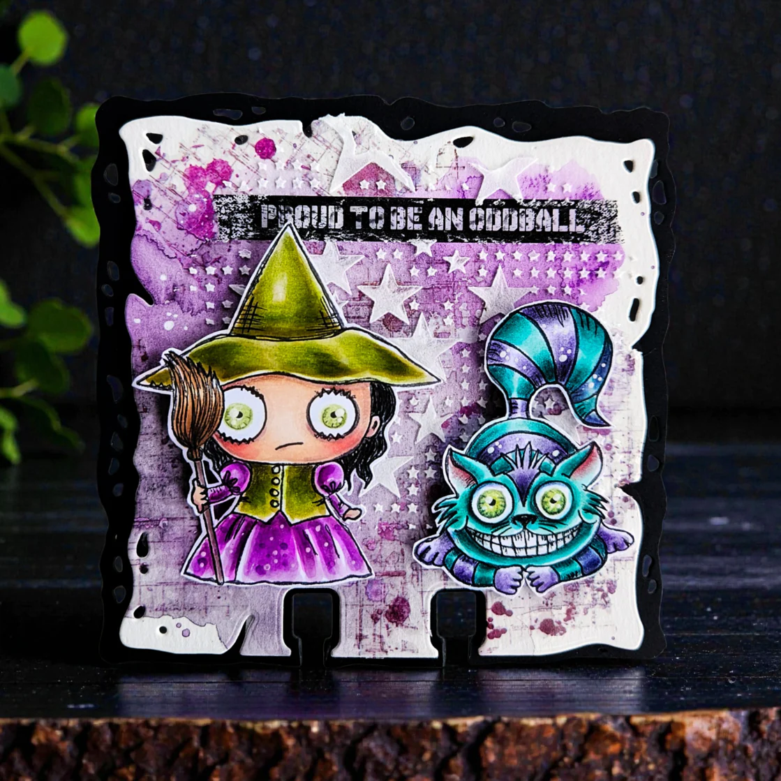 #616 - A7 Clear Stamp Set - Wicked Witch - Image 2
