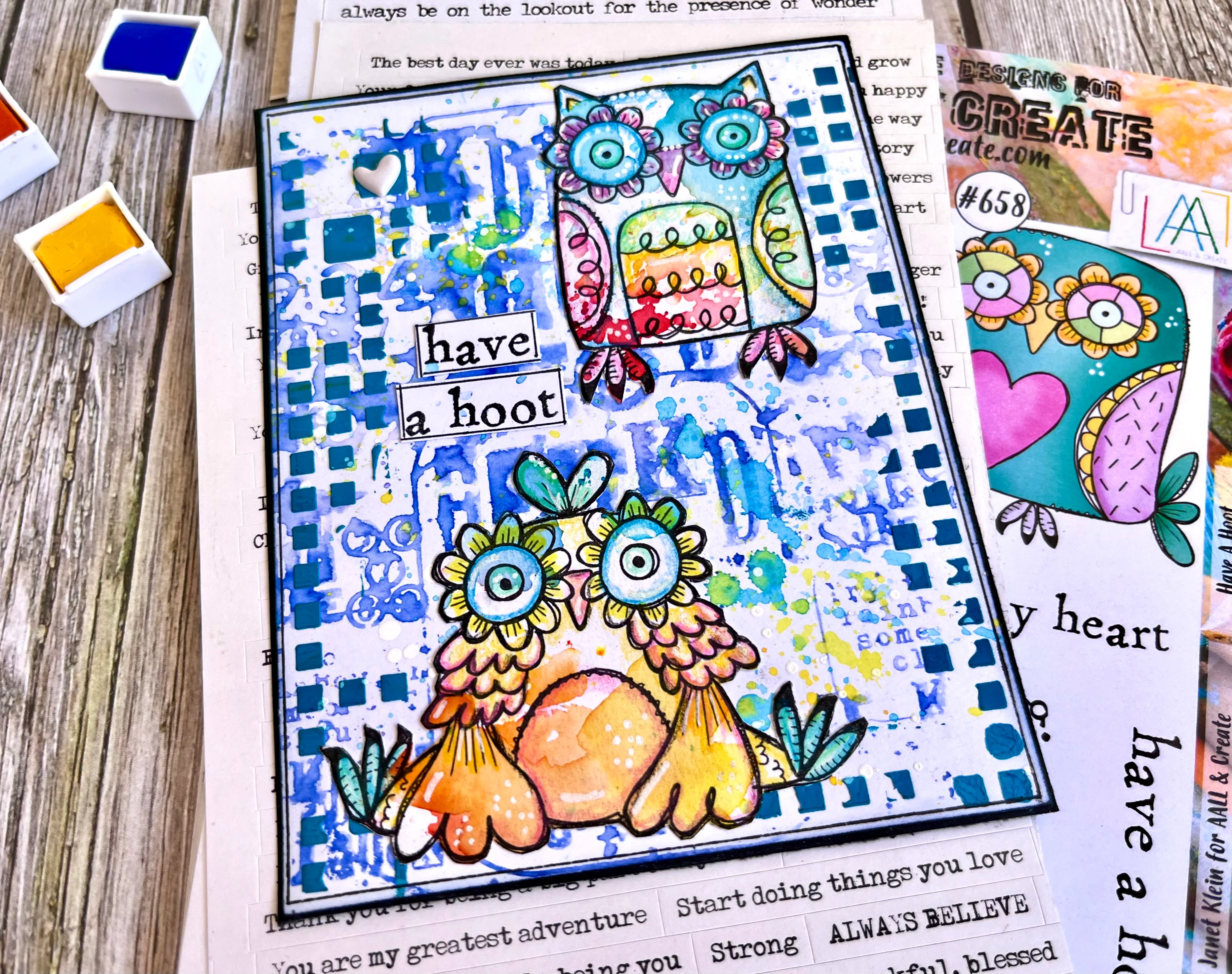 TP-658 - A6 Clear Stamp Set - Have A Hoot - Image 12