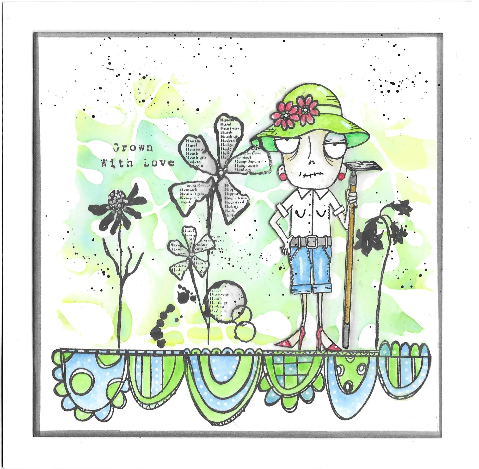 TP-738 - A7 Clear Stamp Set - Gardener Dee - Image 7