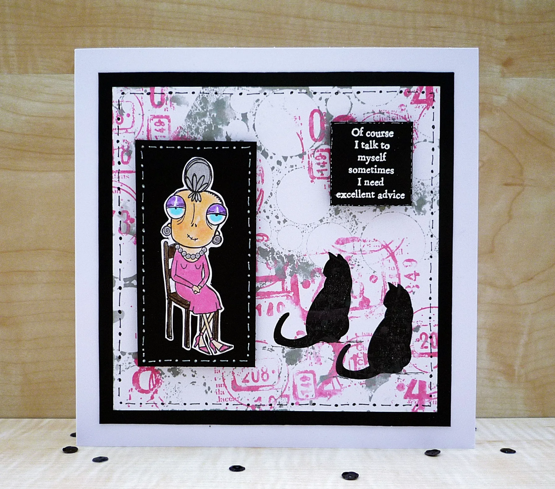 TP-780 - A7 Clear Stamp Set - Deep Thoughts Dee - Image 6