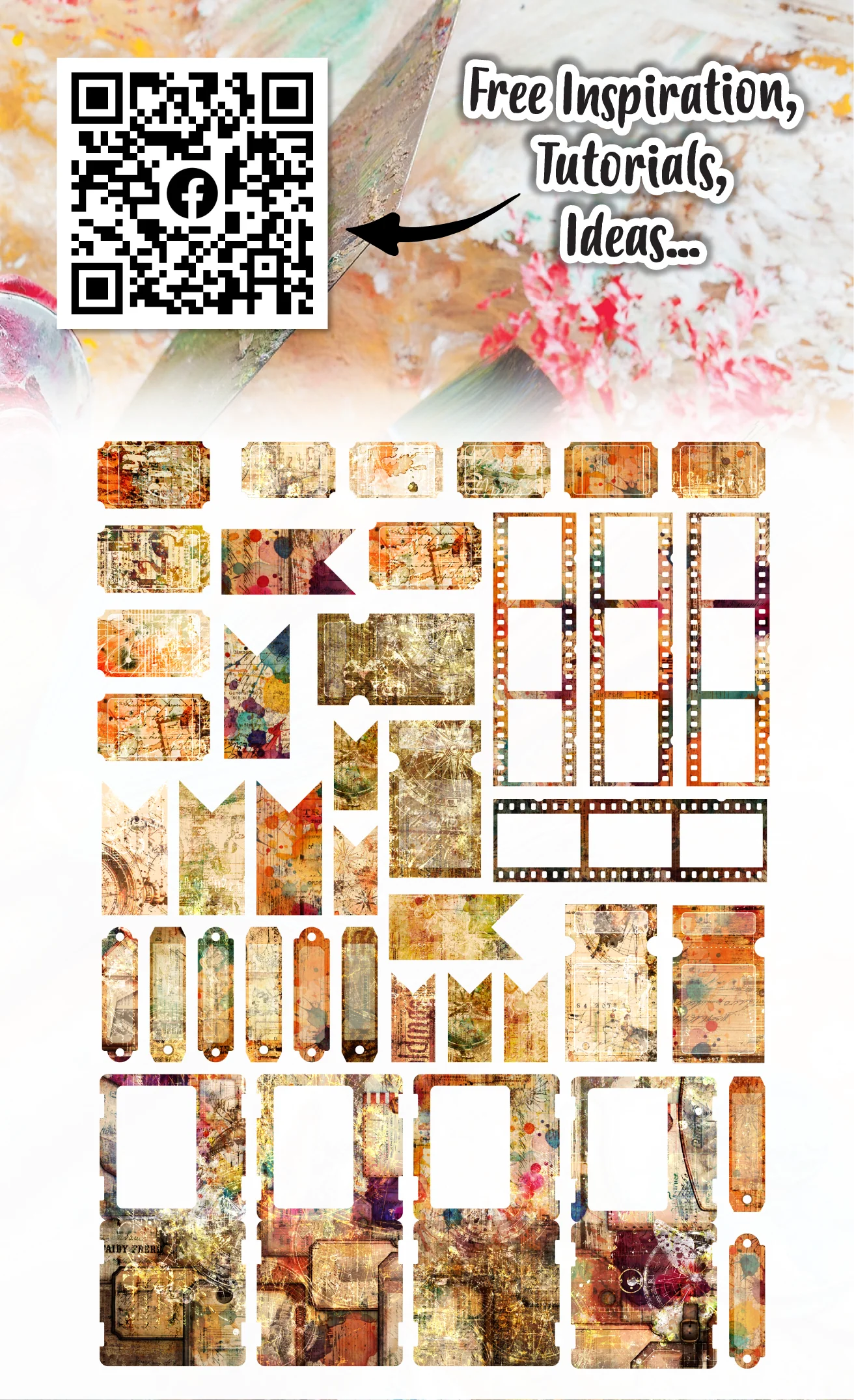EP-79 - Ephemera Die-Cuts - Nostalgic Brown - Image 17