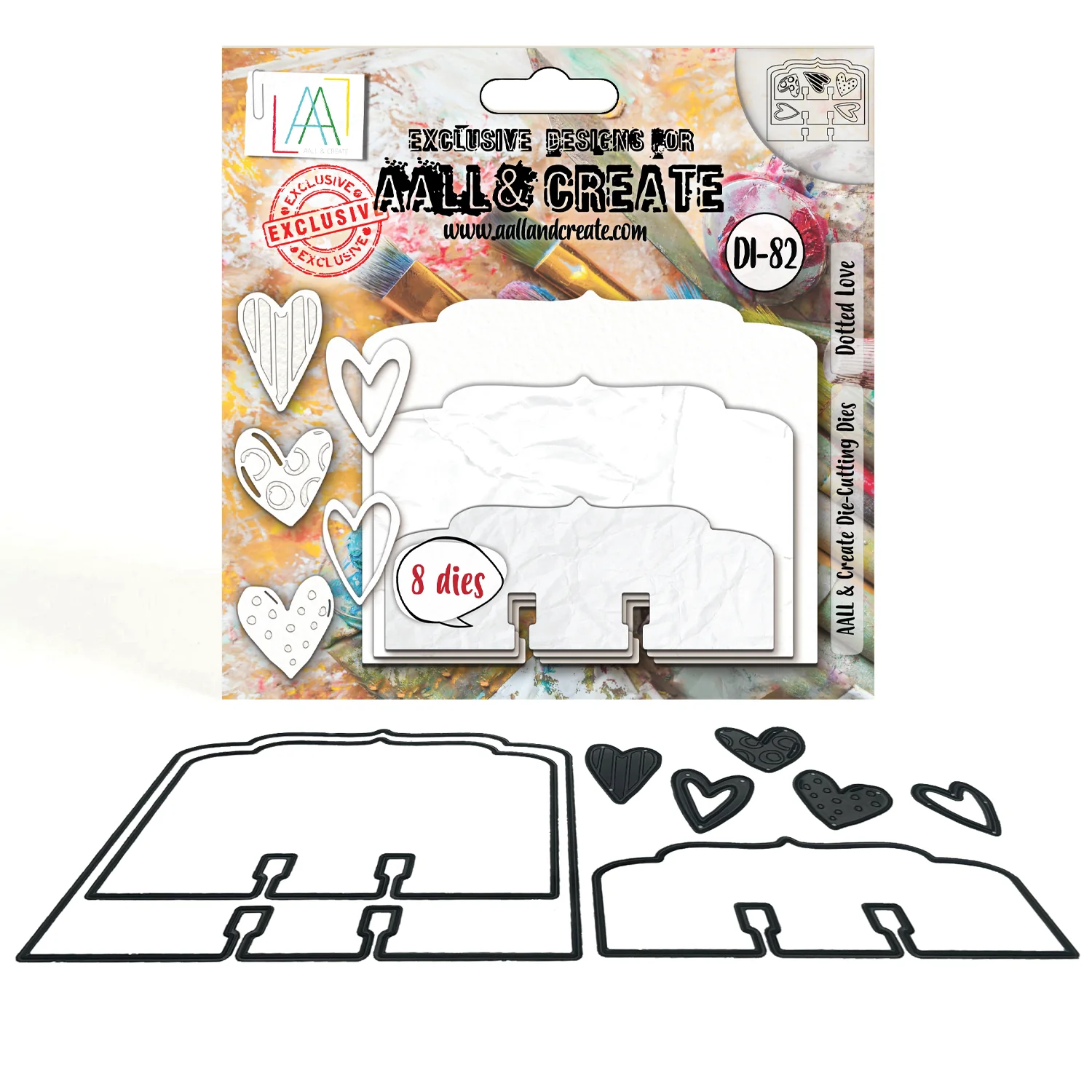 #82 - MemoryDex Die-Cutting Die Set - Dotted Love