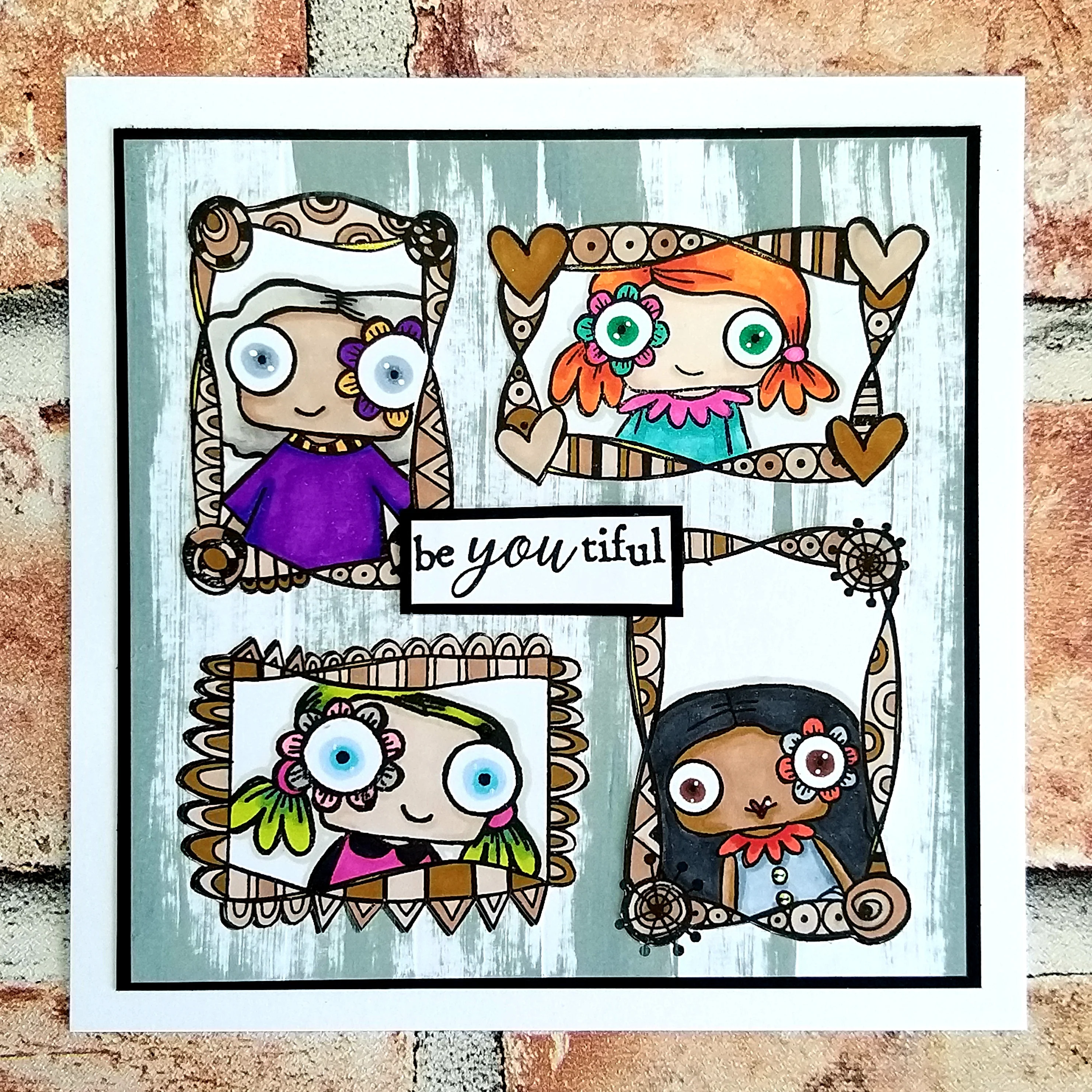 #824 - A6 Clear Stamp Set - Doodle Frames - Image 6