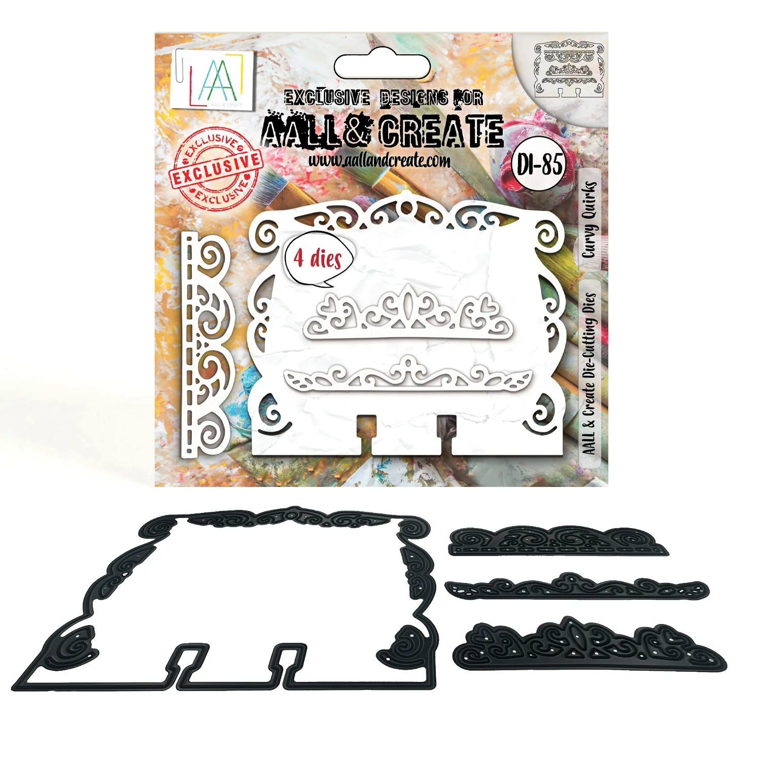 #85 - MemoryDex Die-Cutting Die Set - Curvy Quirks