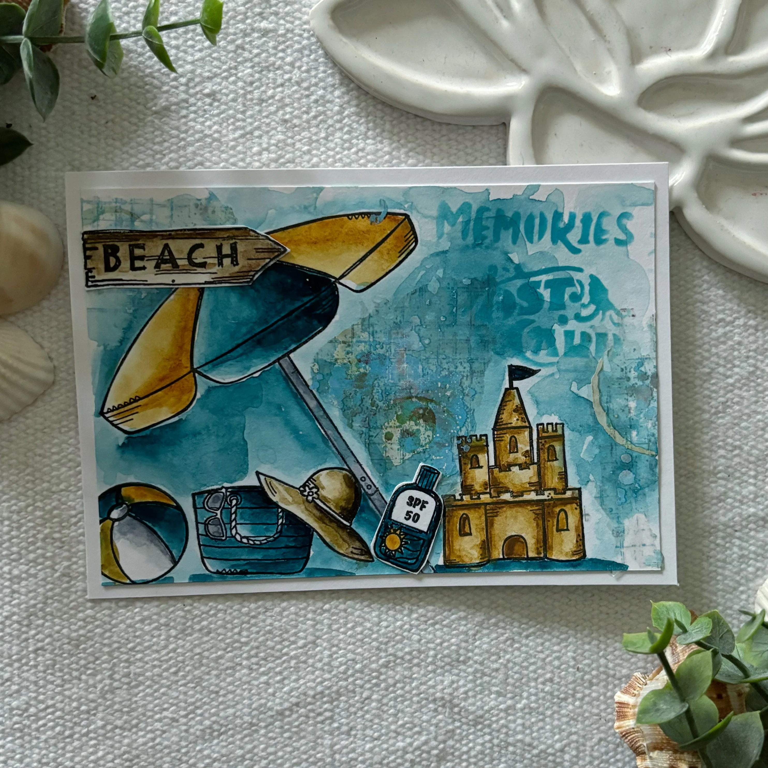 #860 - A6 Clear Stamp Set - Beachfront - Image 14