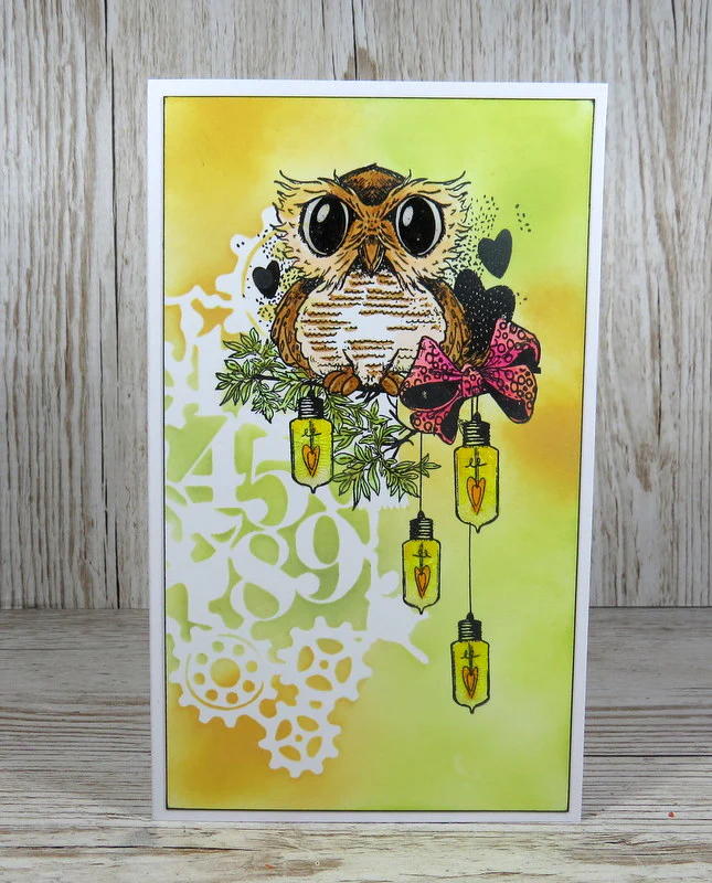 TP-865 - A6 Clear Stamp Set - Owl's Crystals - Image 9