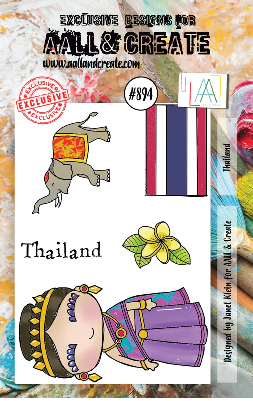 #894 - A7 Clear Stamp Set - Thailand