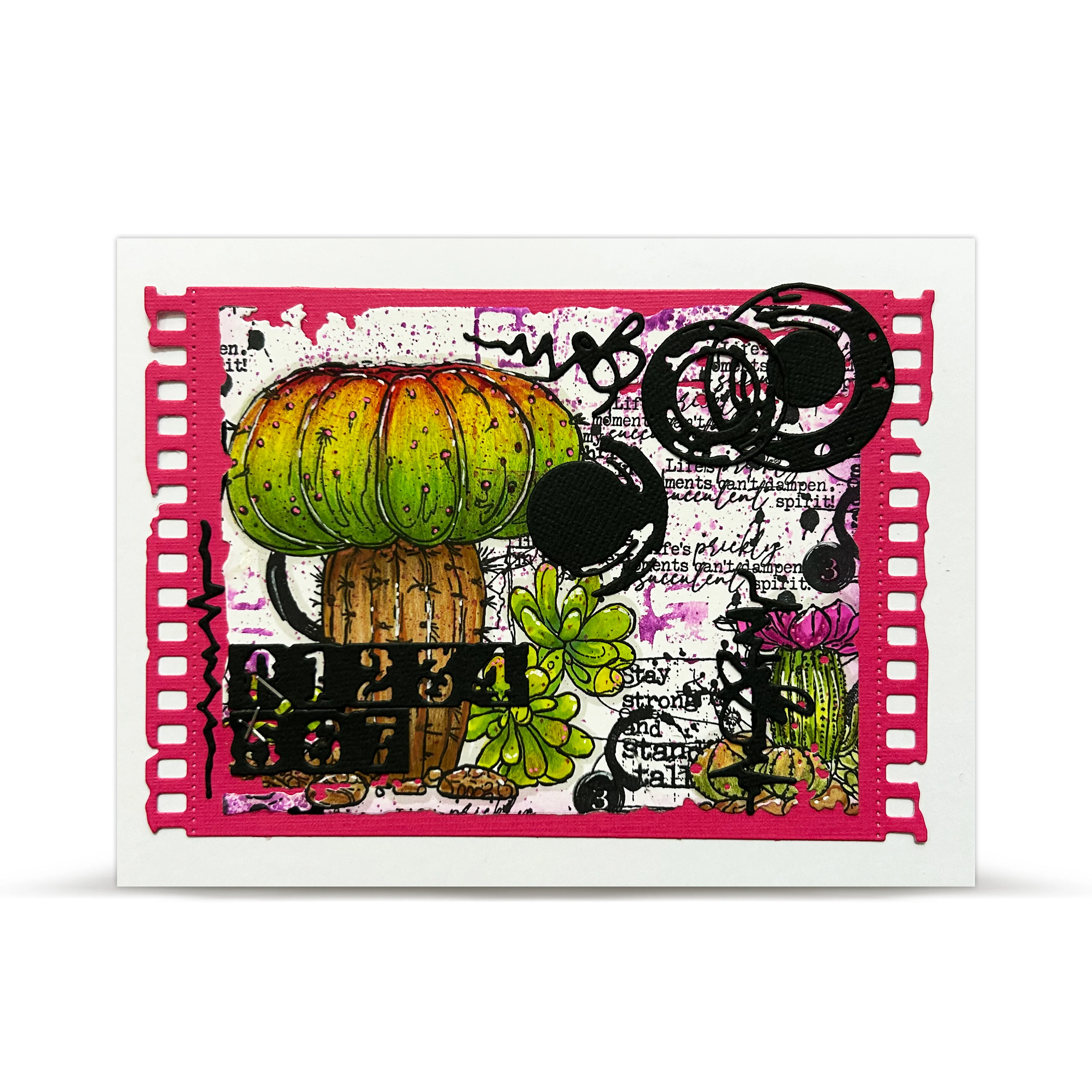 DI-91 -  Die-Cutting Die Set - Film Drip - Image 14