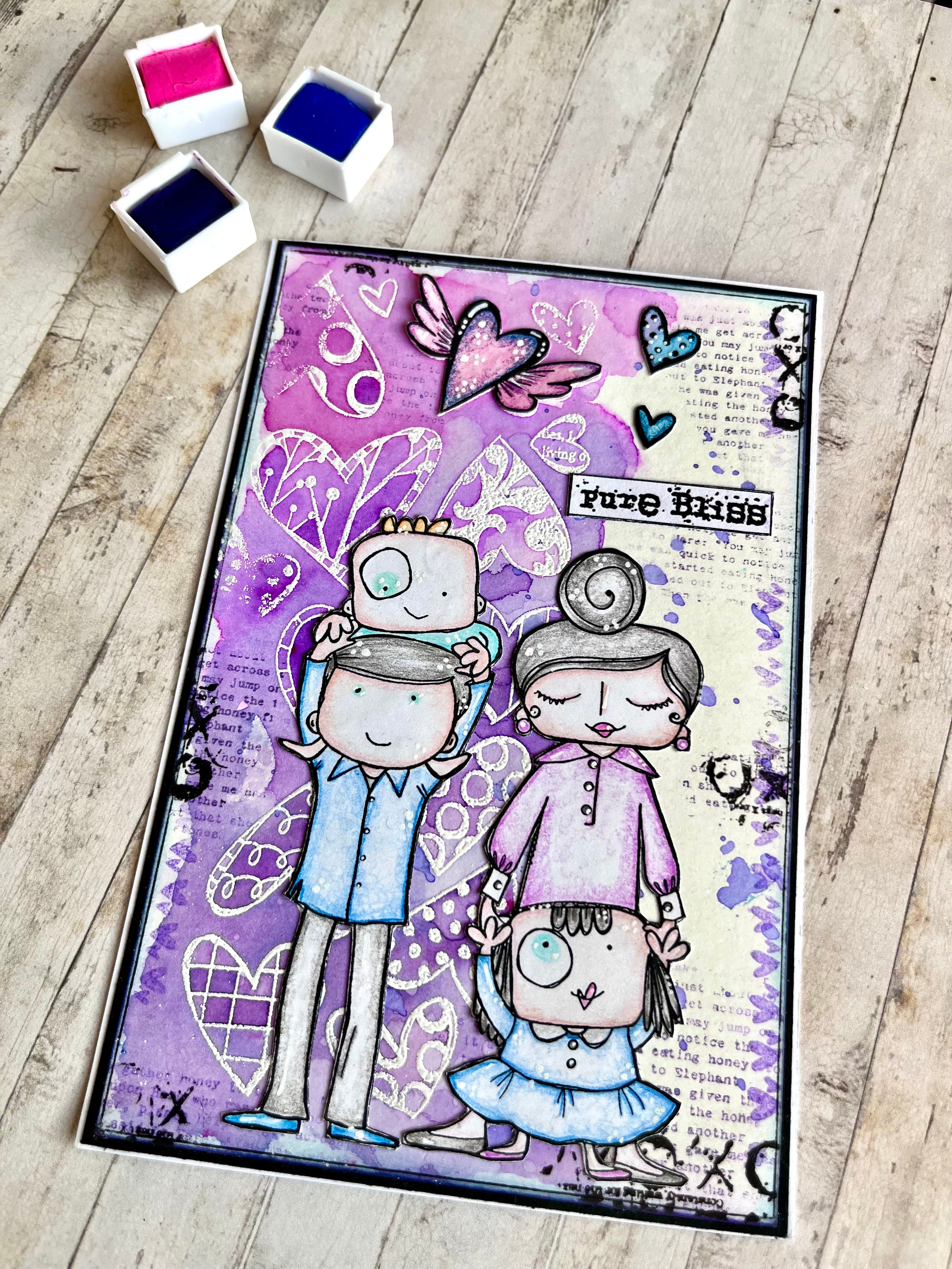 #934 - A7 Stamp Set - Mother Daughter - Image 8