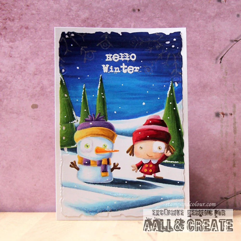 TP-943 - A7 Stamp Set - Snow Angel - Image 3