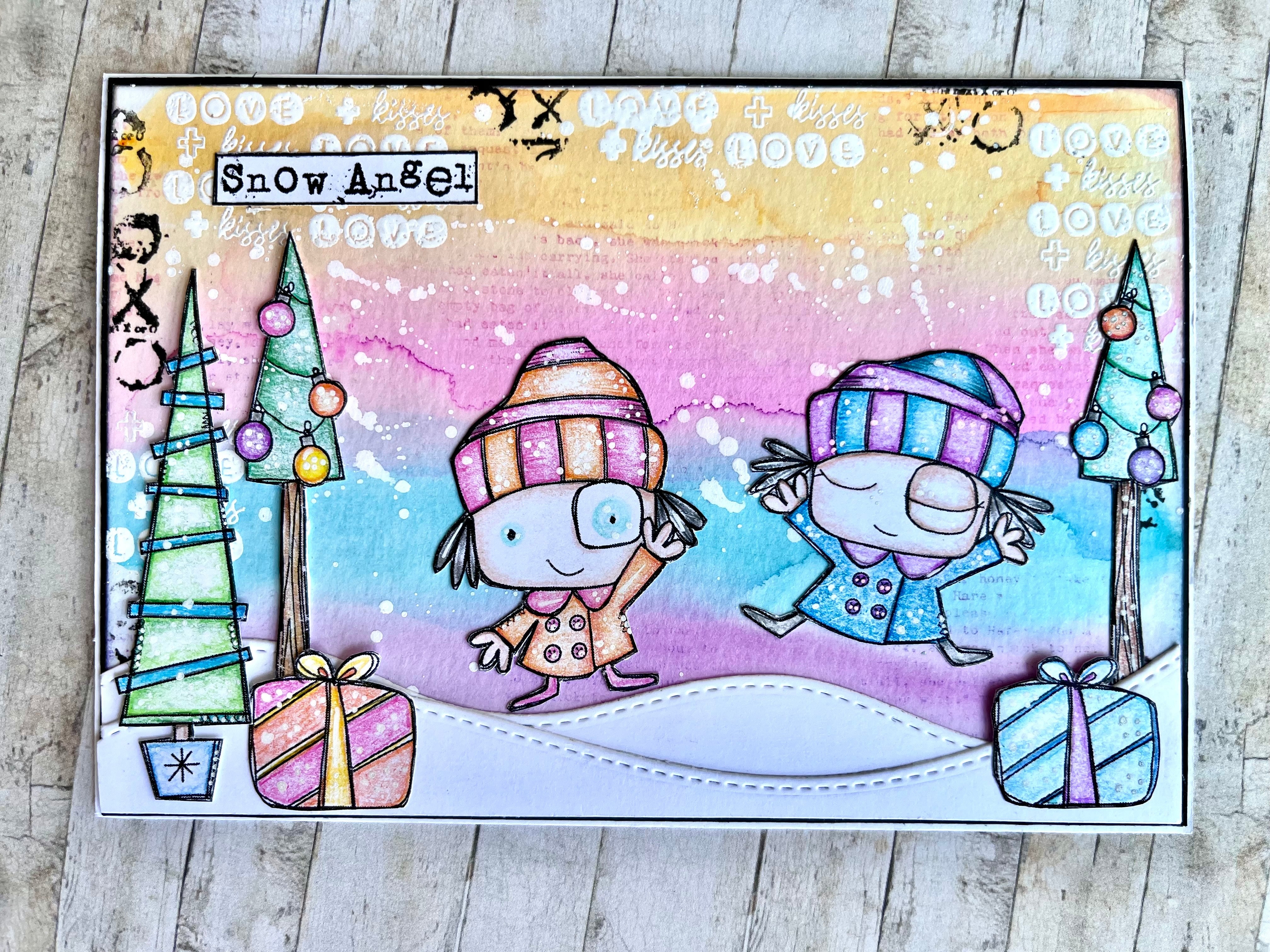 TP-943 - A7 Stamp Set - Snow Angel - Image 4