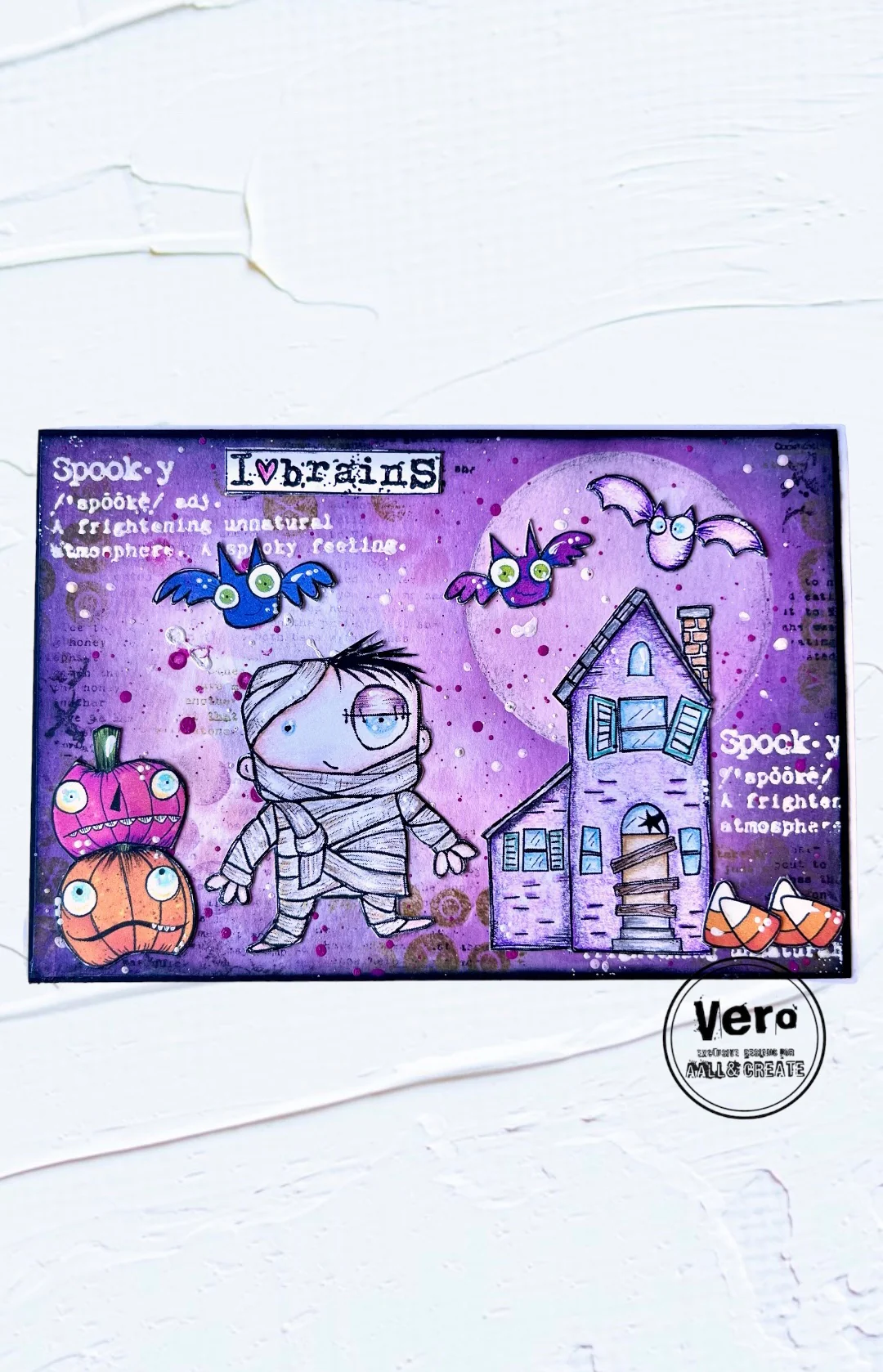 TP-954 - A7 Stamp Set - I Love Brains - Image 14