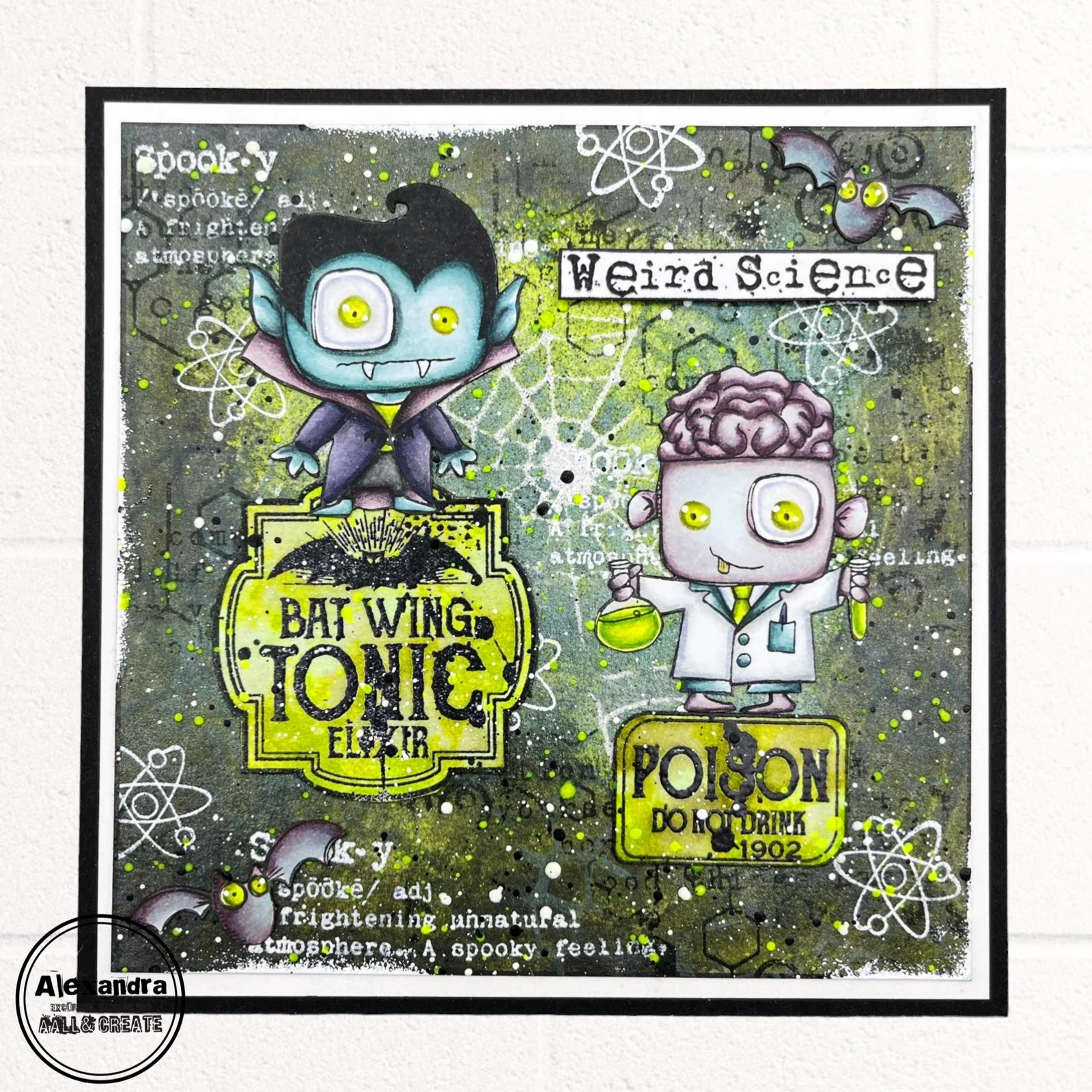 TP-957 - A7 Stamp Set - Weird Science - Image 6