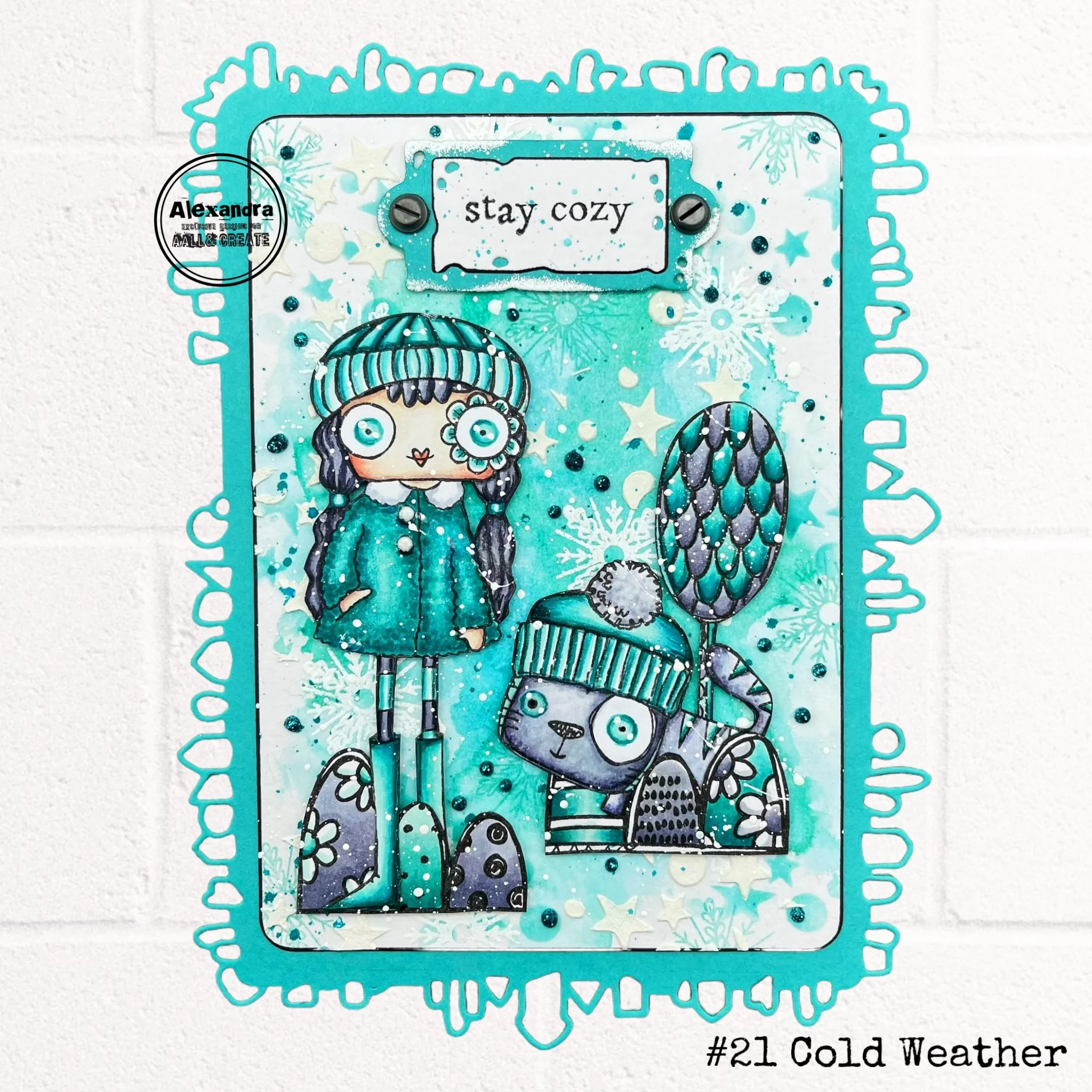 TP-966 - A7 Stamp Set - Purrfect Birthday - Image 10