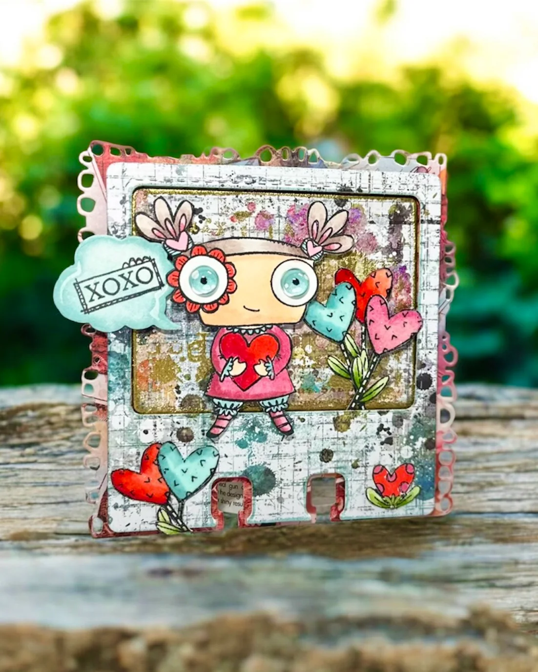 #975 - A7 Stamp Set - Heart Hugs - Image 9