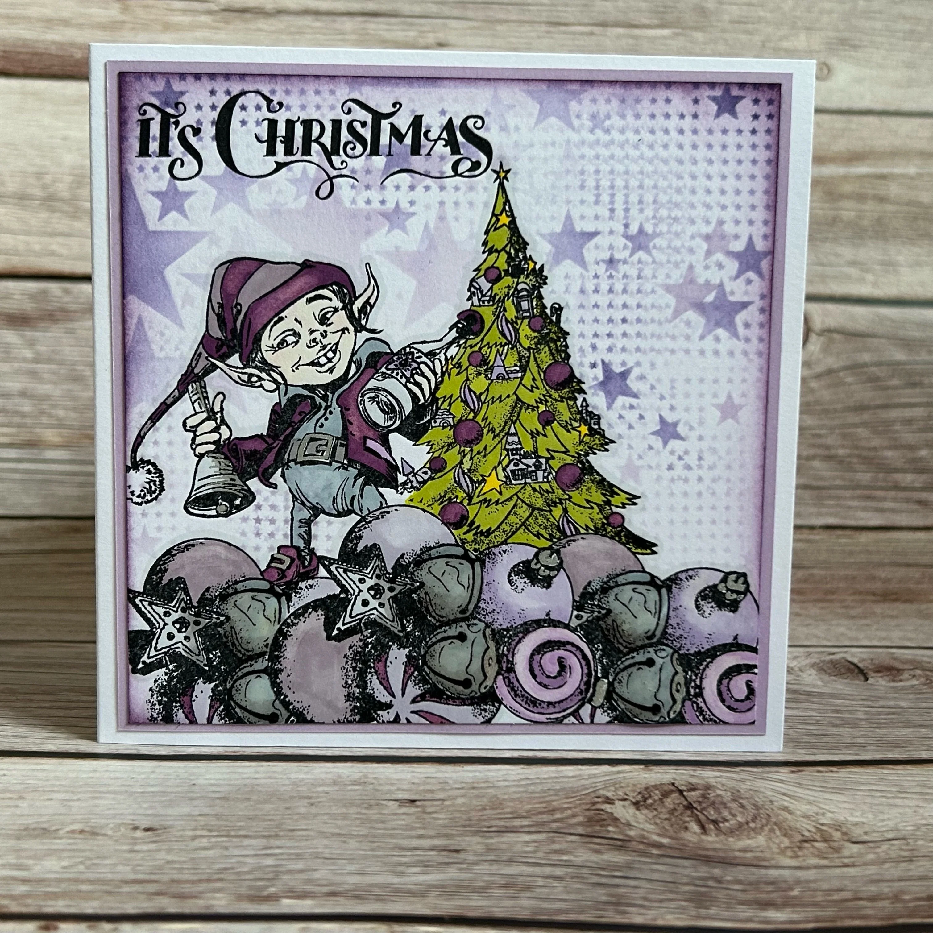 TP-999 - A5 Stamp Set - Candy Town Elves - Image 5