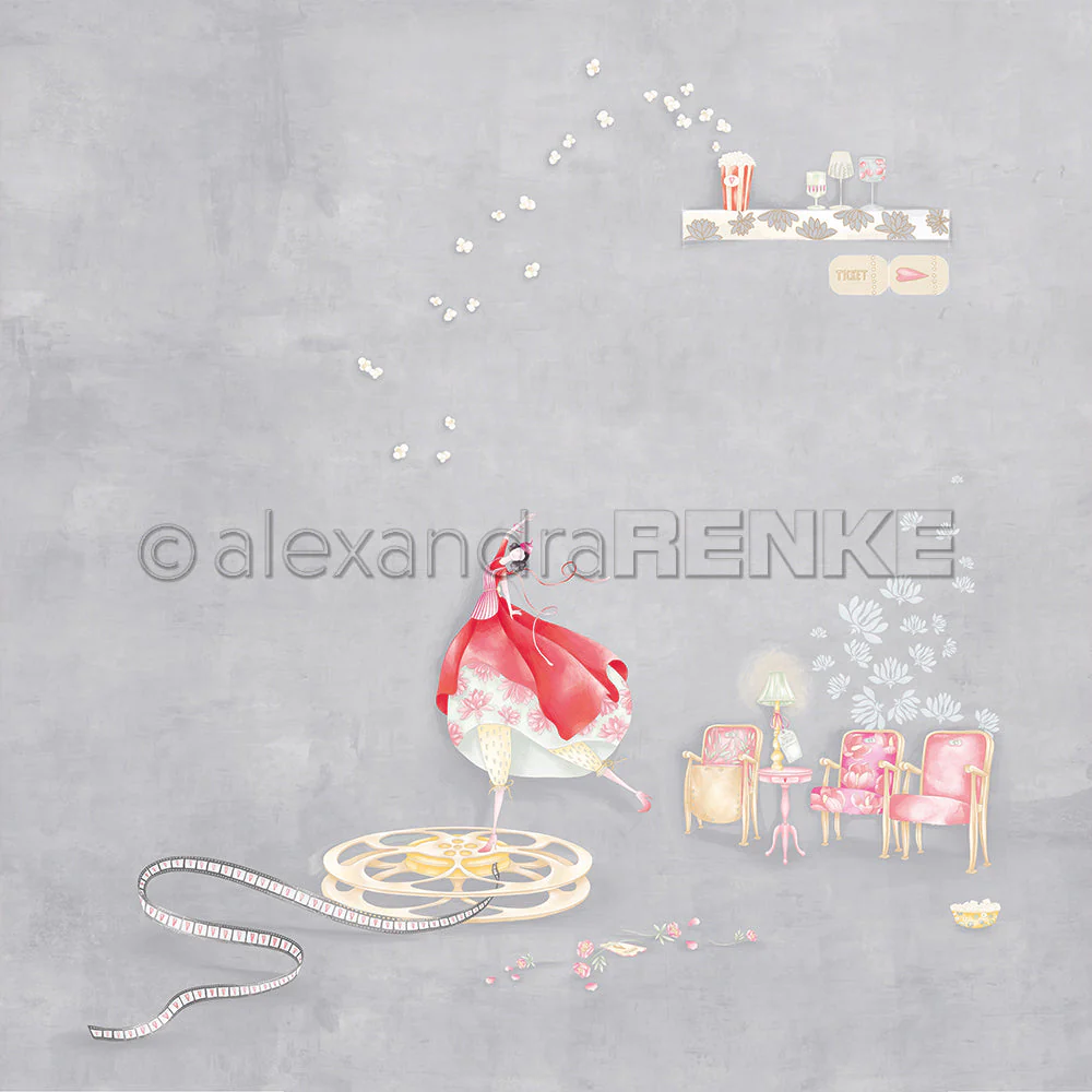 Alexandra Renke 12x12" Design Paper Lisas Figurines Film Magic 200g - 1 pc